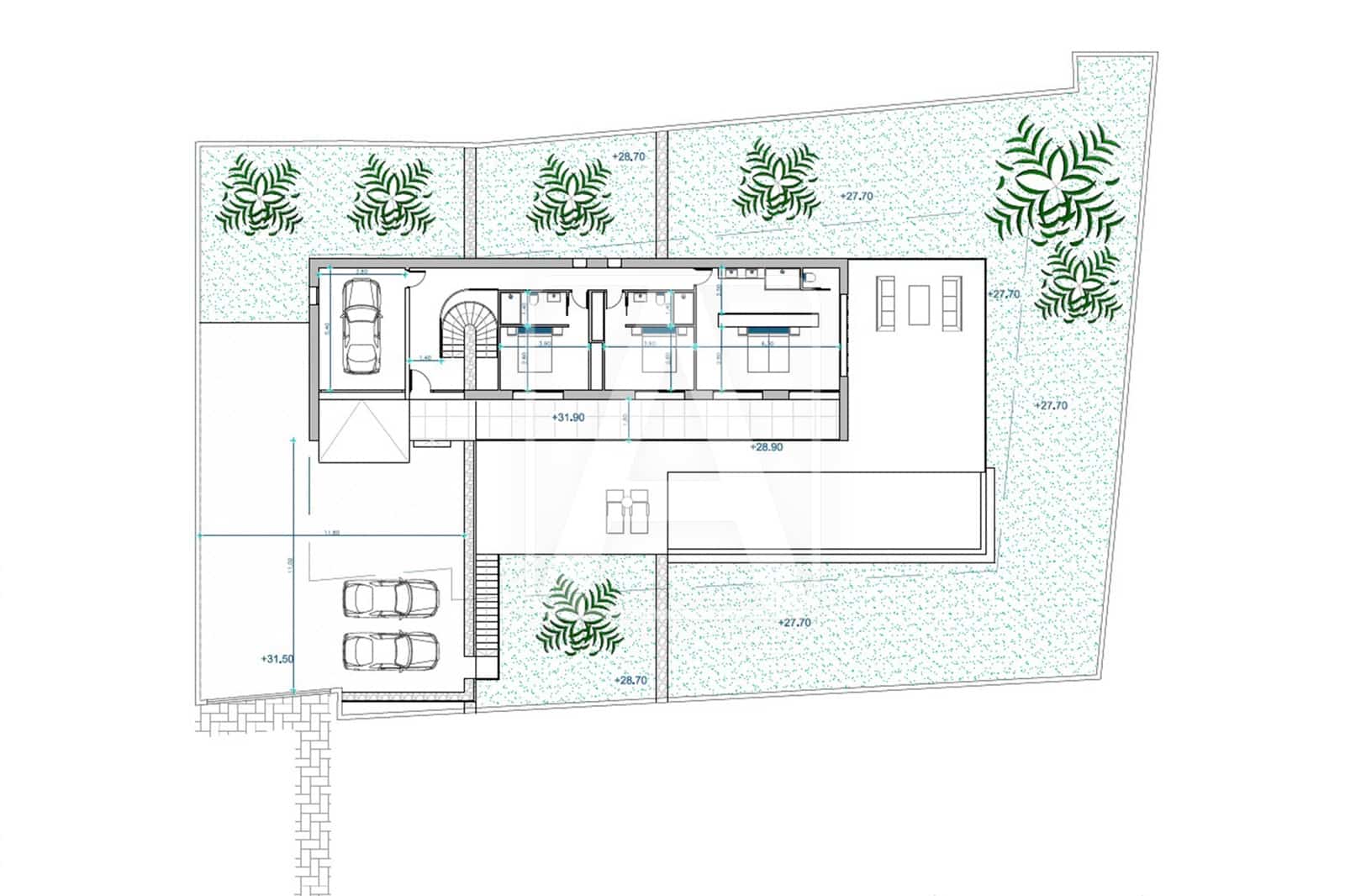 4 makuuhuone Huvila myytävänä paikassa Moraira mukana uima-altaan 
autotalli - 1 990 000 € (Ref: 7170940)