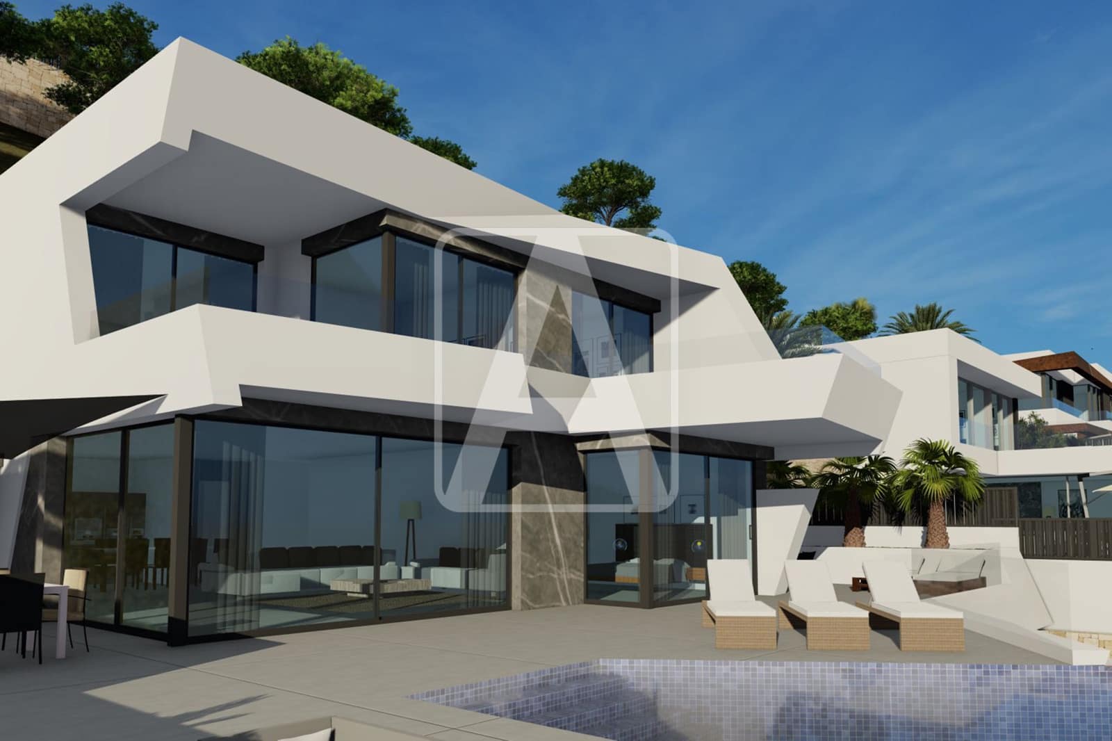 4 Zimmer Villa zu verkaufen in Calpe / Calp mit Pool Garage - 1.690.000 € (Ref: 7182090)