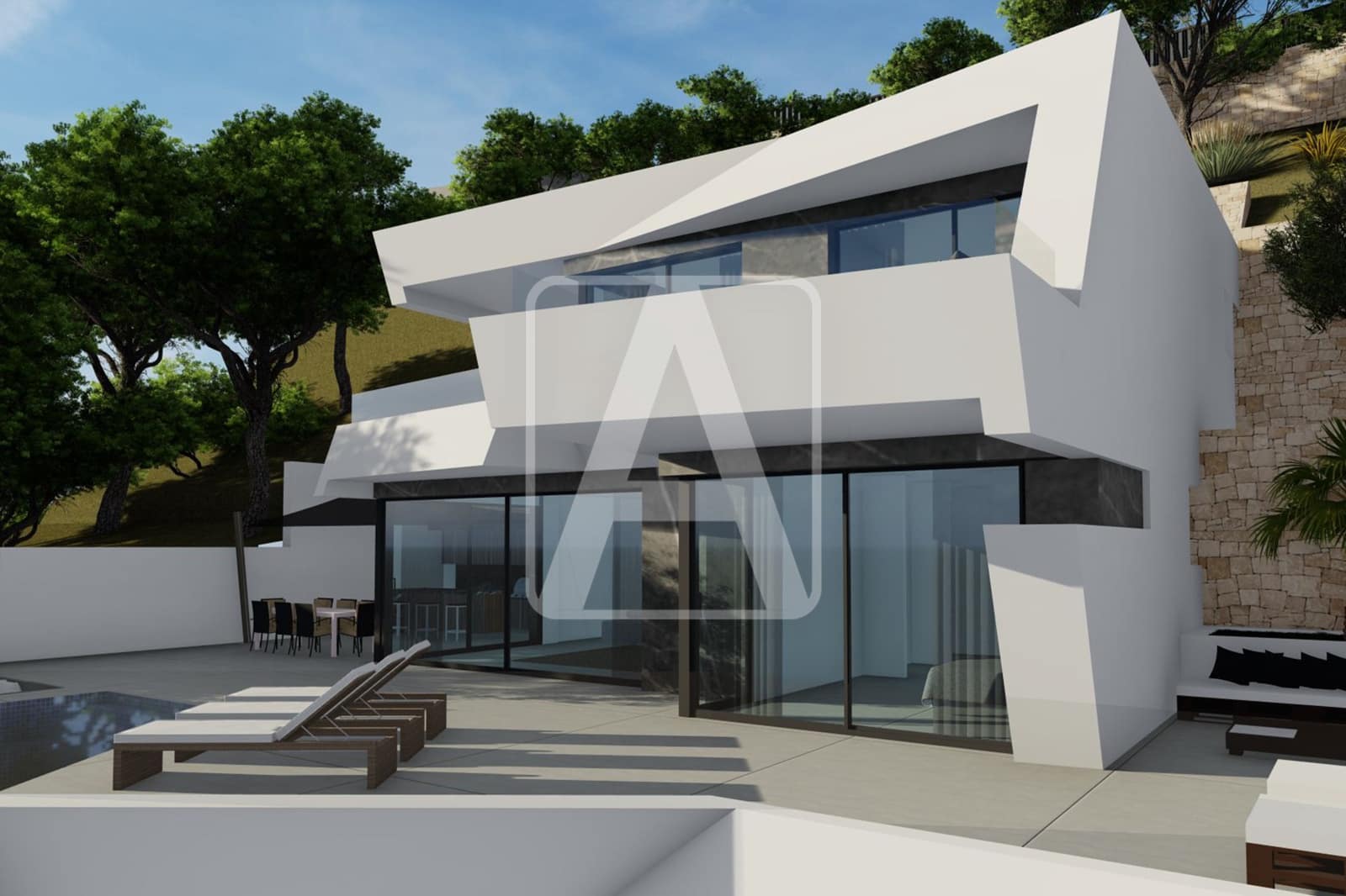4 Zimmer Villa zu verkaufen in Calpe / Calp mit Pool Garage - 1.690.000 € (Ref: 7182090)
