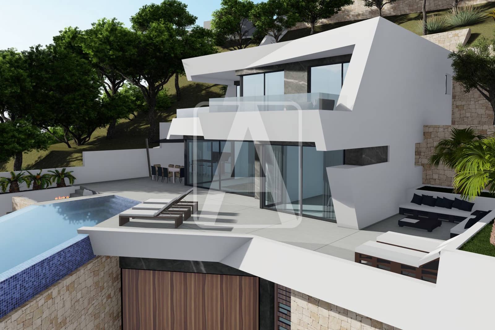 4 Zimmer Villa zu verkaufen in Calpe / Calp mit Pool Garage - 1.690.000 € (Ref: 7182090)