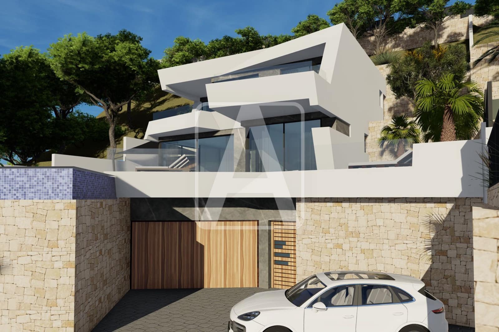 4 Zimmer Villa zu verkaufen in Calpe / Calp mit Pool Garage - 1.690.000 € (Ref: 7182090)