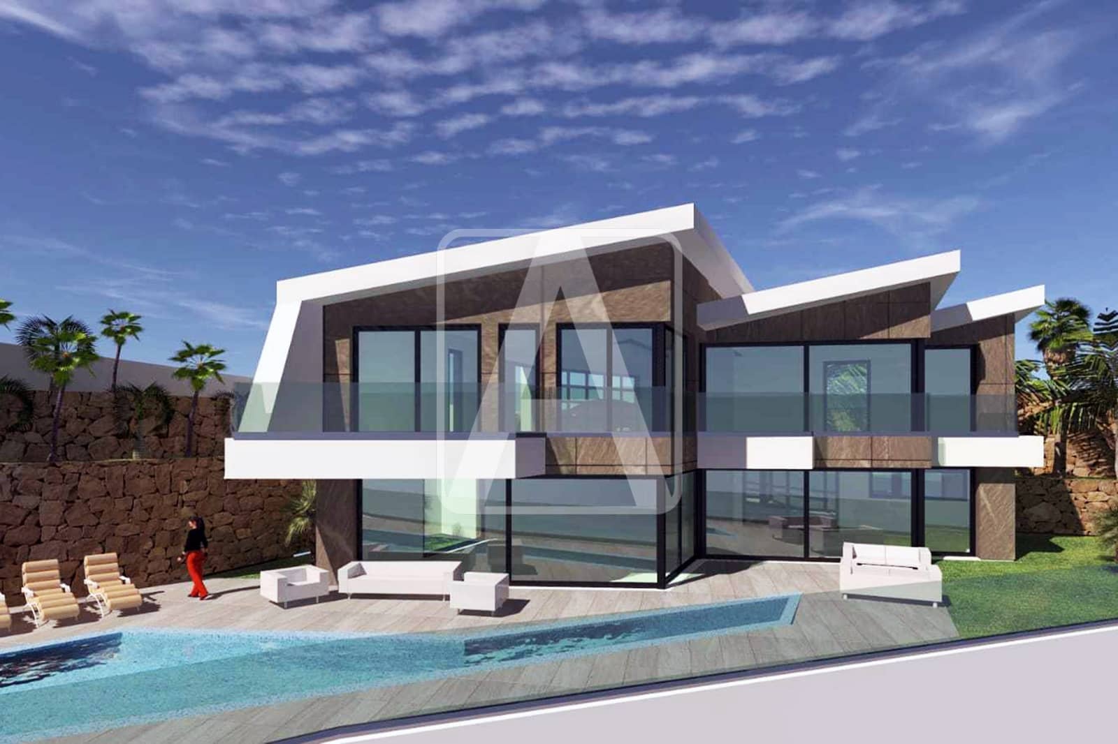 Chalet de 4 habitaciones en Calpe / Calp en venta con piscina garaje - 1.400.000 € (Ref: 7393534)