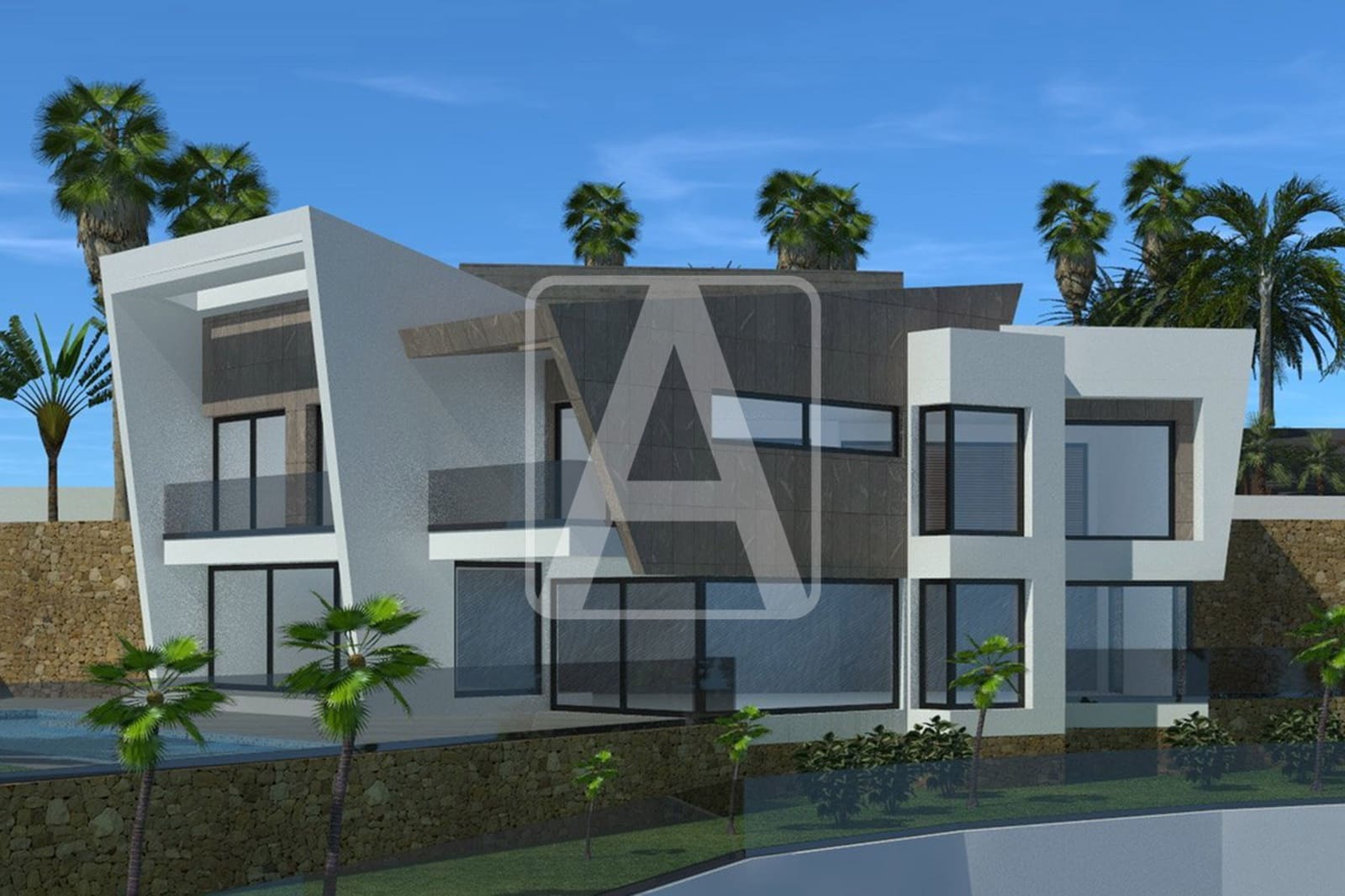 Chalet de 4 habitaciones en Calpe / Calp en venta con piscina garaje - 1.400.000 € (Ref: 7393534)