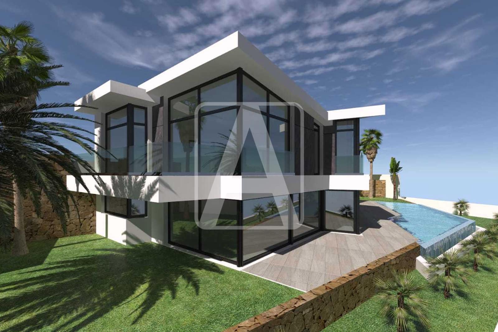 Chalet de 4 habitaciones en Calpe / Calp en venta con piscina garaje - 1.400.000 € (Ref: 7393534)