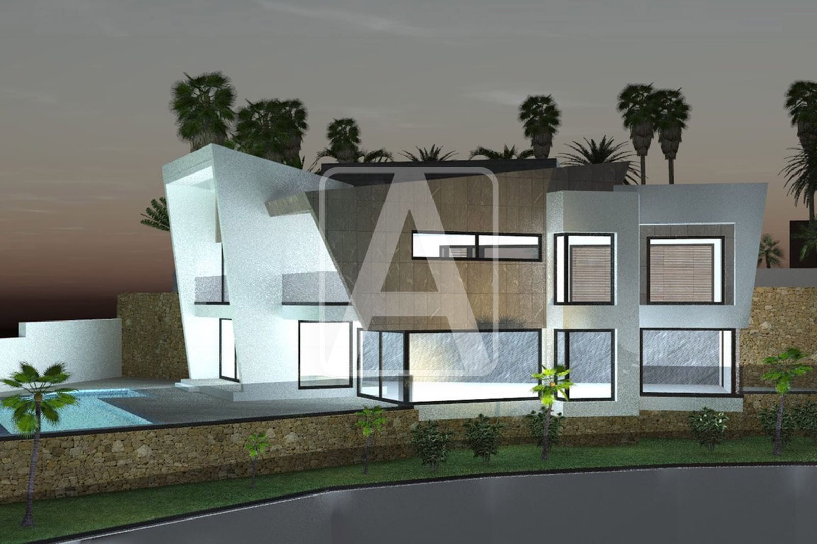 Chalet de 4 habitaciones en Calpe / Calp en venta con piscina garaje - 1.400.000 € (Ref: 7393534)