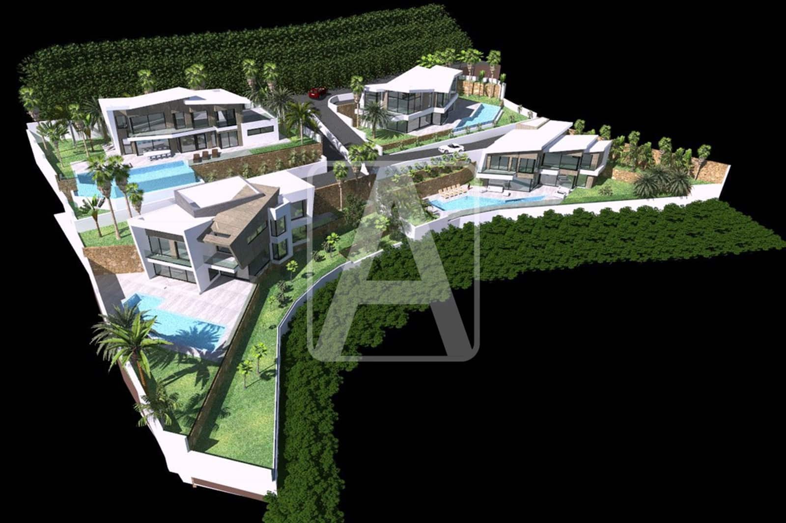 Chalet de 4 habitaciones en Calpe / Calp en venta con piscina garaje - 1.400.000 € (Ref: 7393534)