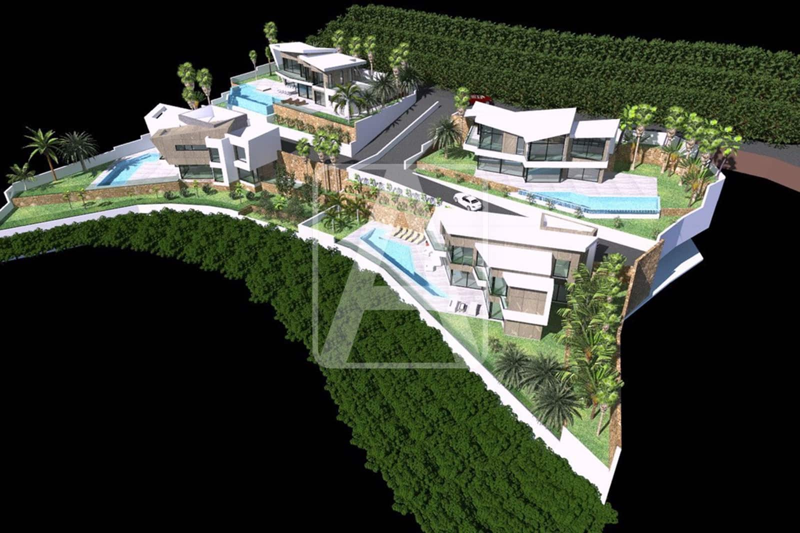 Chalet de 4 habitaciones en Calpe / Calp en venta con piscina garaje - 1.400.000 € (Ref: 7393534)