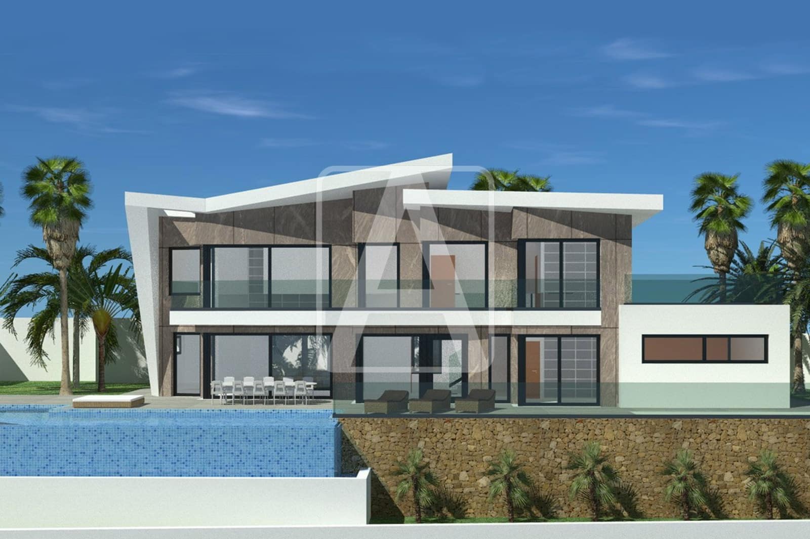 Chalet de 4 habitaciones en Calpe / Calp en venta con piscina garaje - 1.400.000 € (Ref: 7393534)