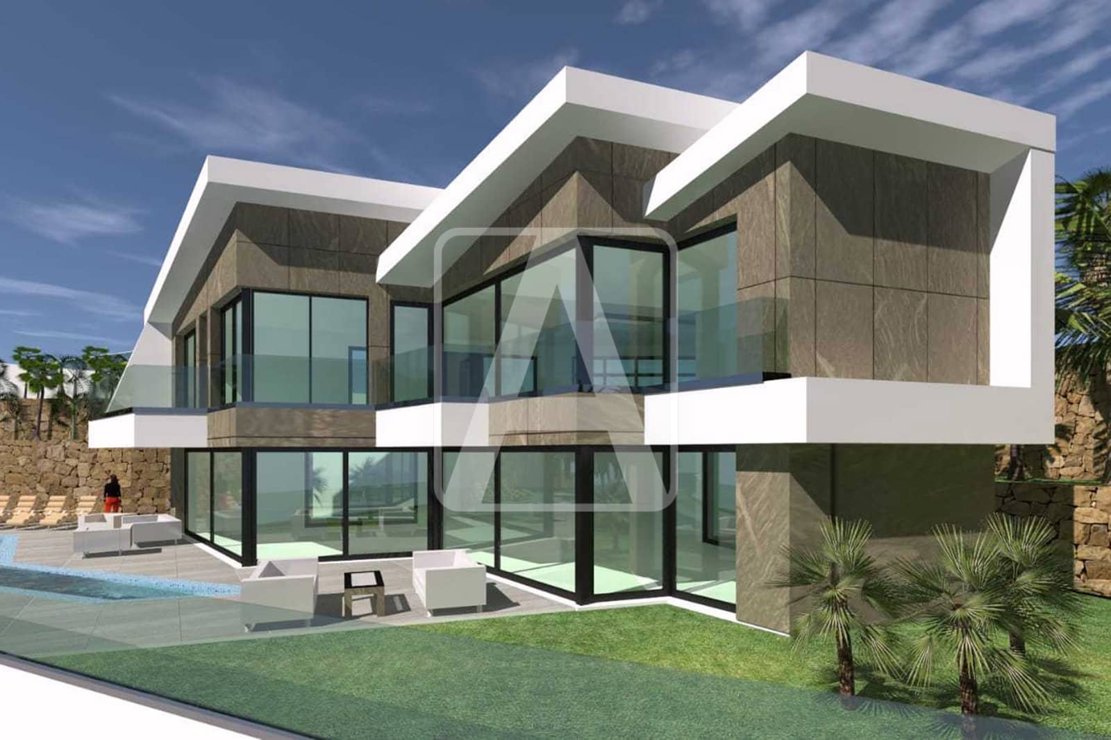 Chalet de 4 habitaciones en Calpe / Calp en venta con piscina garaje - 1.400.000 € (Ref: 7393534)