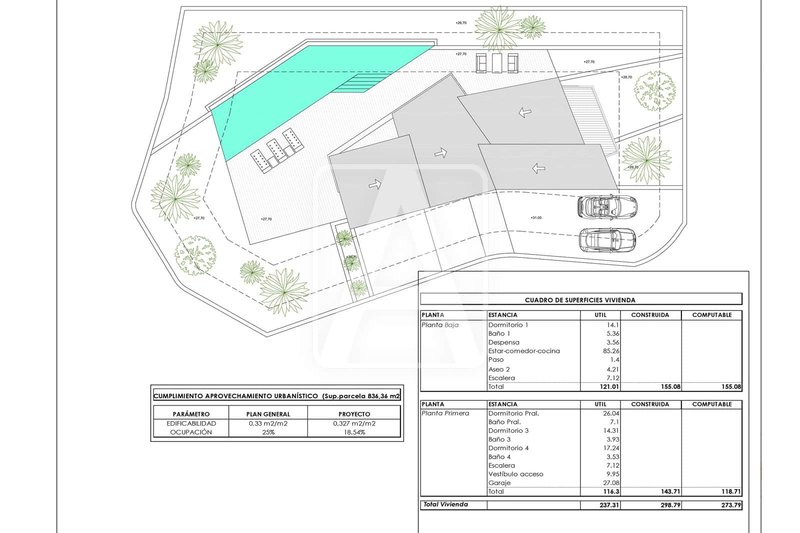 Chalet de 4 habitaciones en Calpe / Calp en venta con piscina garaje - 1.400.000 € (Ref: 7393534)