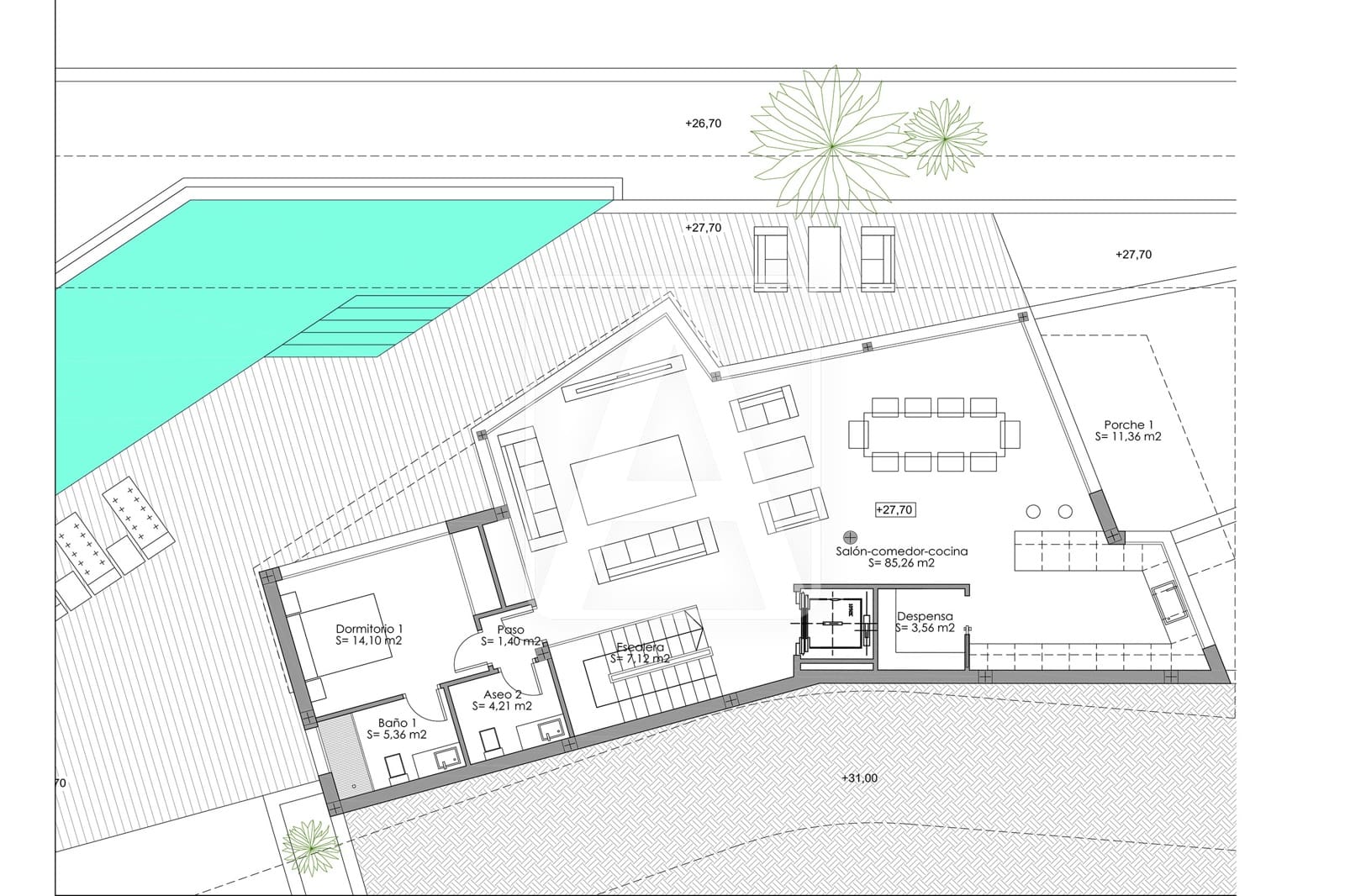 Chalet de 4 habitaciones en Calpe / Calp en venta con piscina garaje - 1.400.000 € (Ref: 7393534)