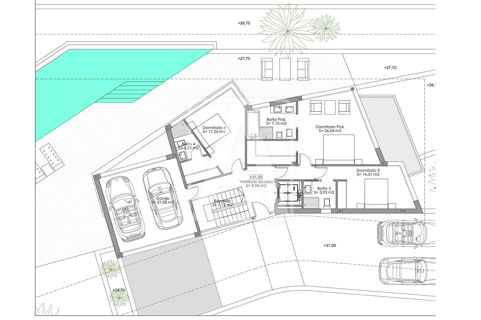 Chalet de 4 habitaciones en Calpe / Calp en venta con piscina garaje - 1.400.000 € (Ref: 7393534)