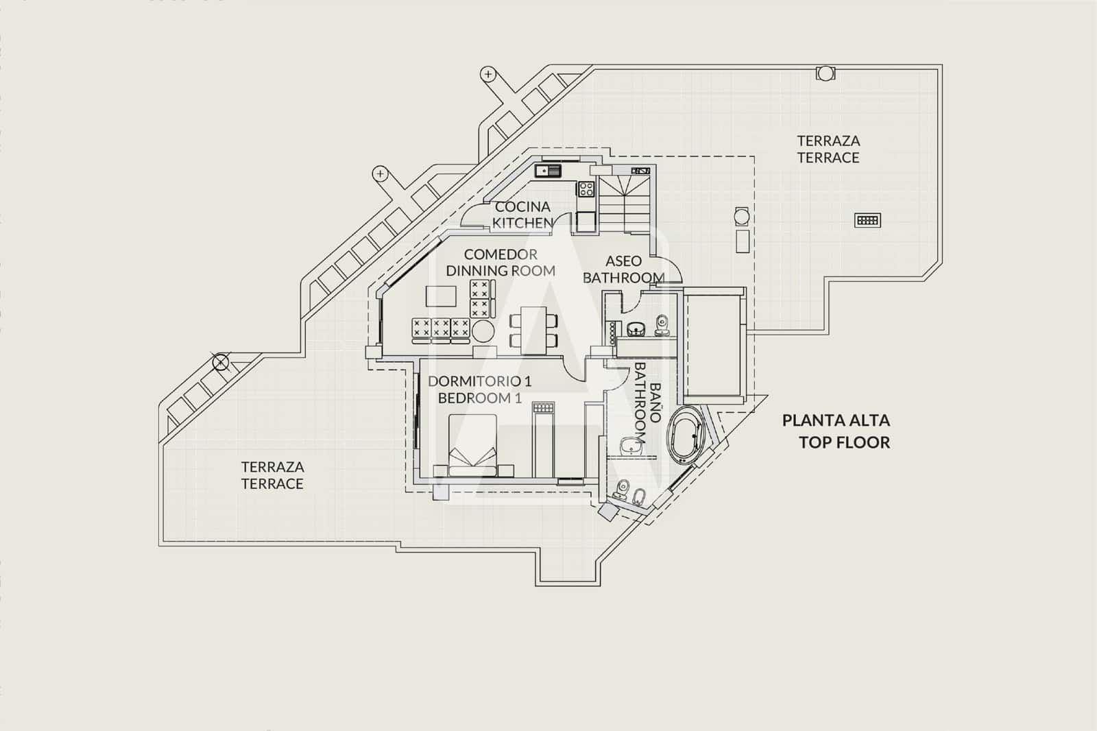 3 sovrum Lägenhet till salu i Calpe / Calp med pool garage - 899 000 € (Ref: 7427724)