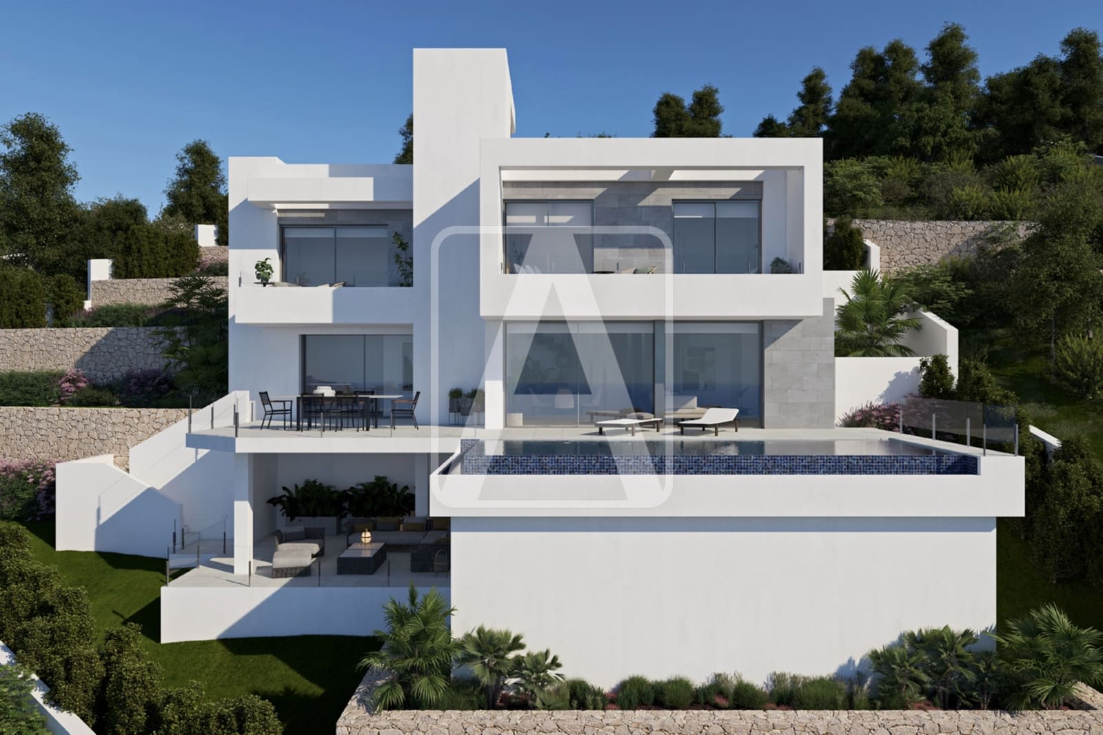 3 soverom Villa til salgs i Cumbre del Sol med svømmebasseng garasje - € 1 989 500 (Ref: 7634784)