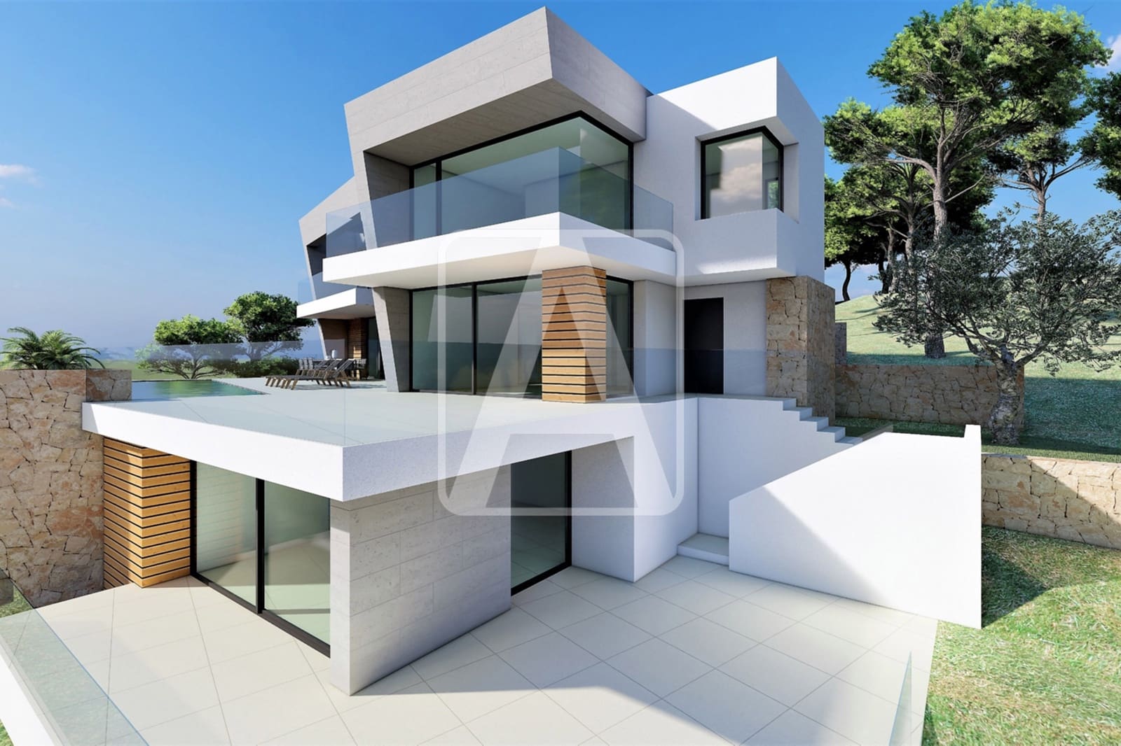 3 slaapkamer Villa te koop in Cumbre del Sol met zwembad garage - € 2.450.000 (Ref: 7642760)