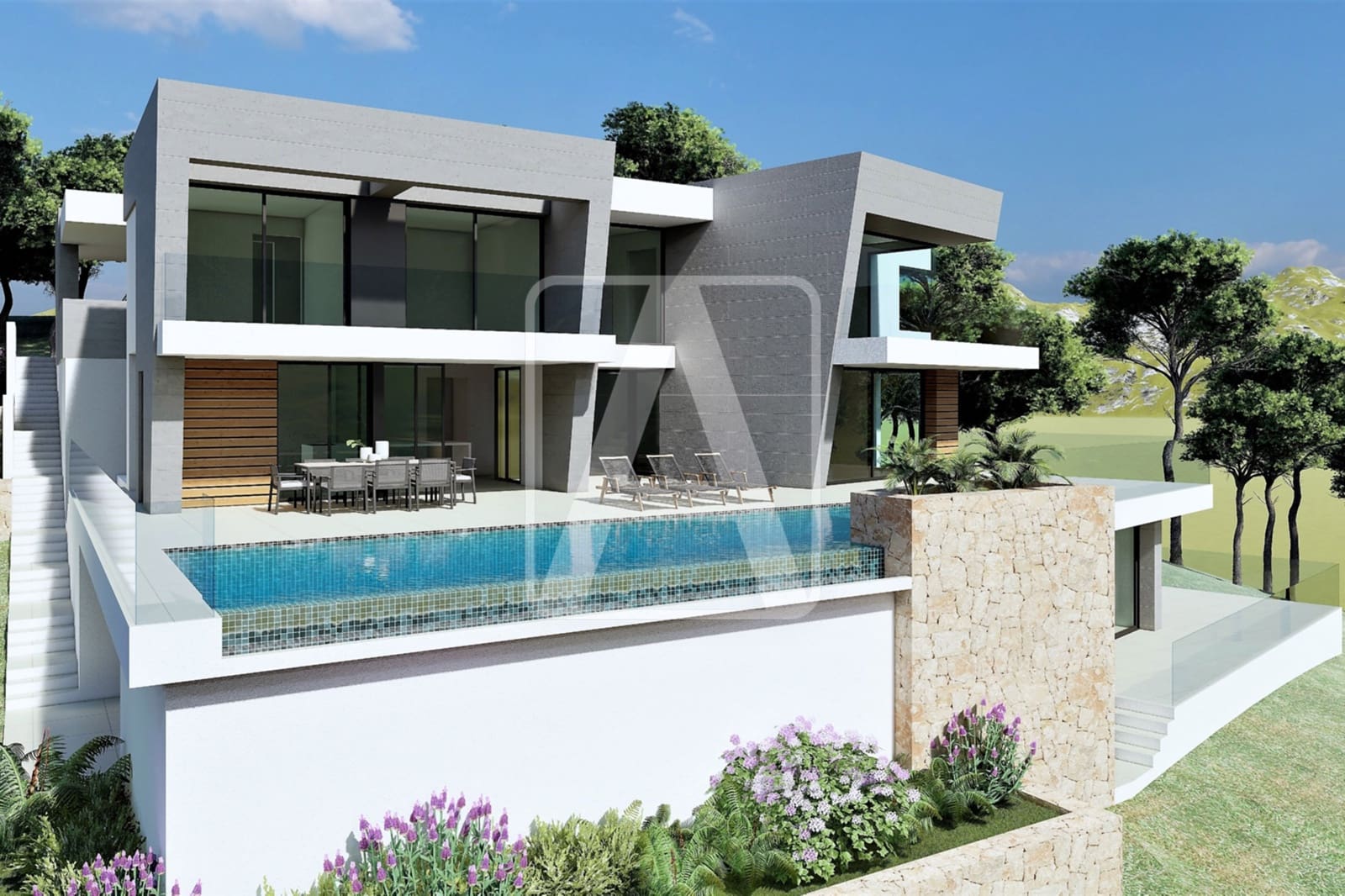 3 slaapkamer Villa te koop in Cumbre del Sol met zwembad garage - € 2.450.000 (Ref: 7642760)