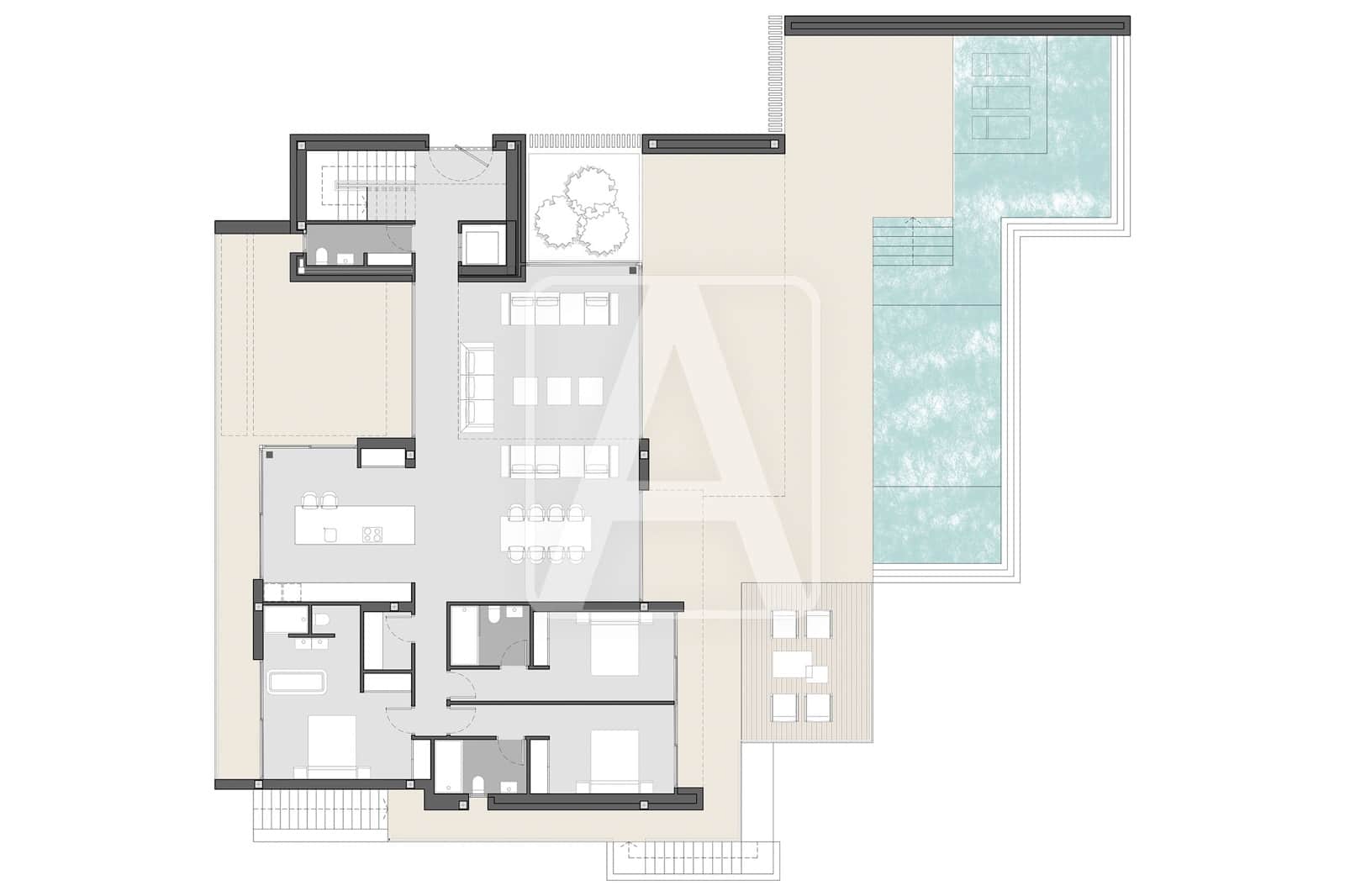 Chalet de 4 habitaciones en Moraira en venta con piscina garaje - 3.950.000 € (Ref: 7819988)