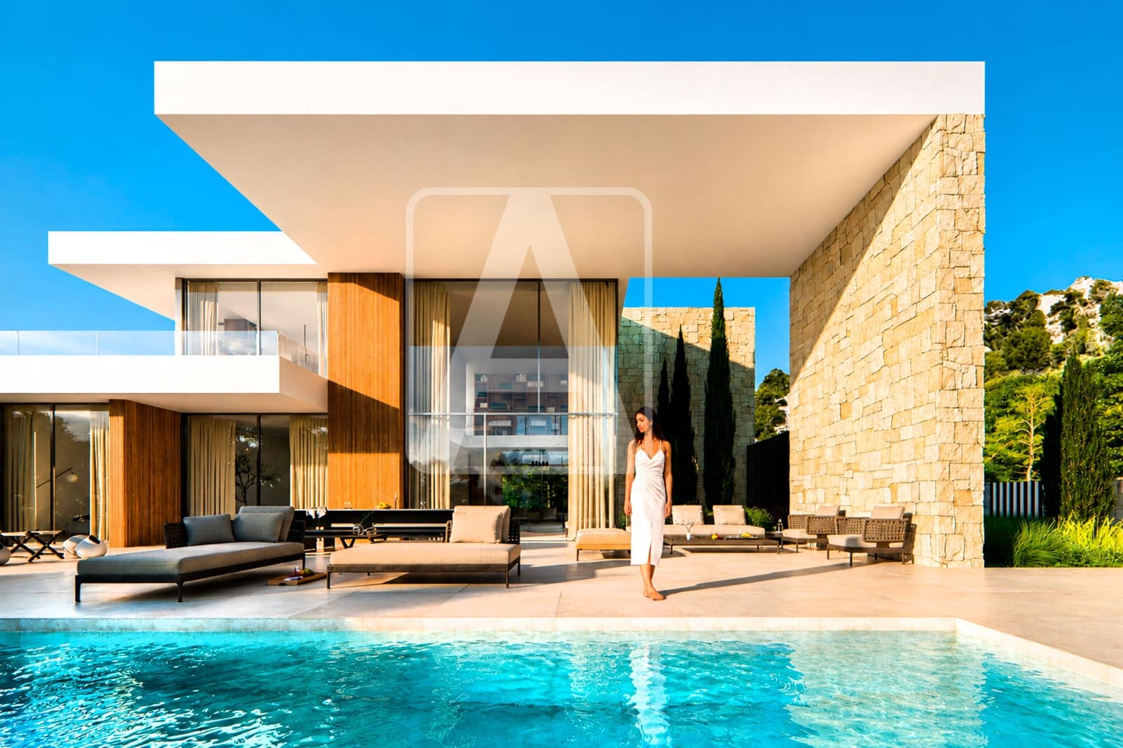 Chalet de 4 habitaciones en Moraira en venta con piscina garaje - 3.950.000 € (Ref: 7819988)