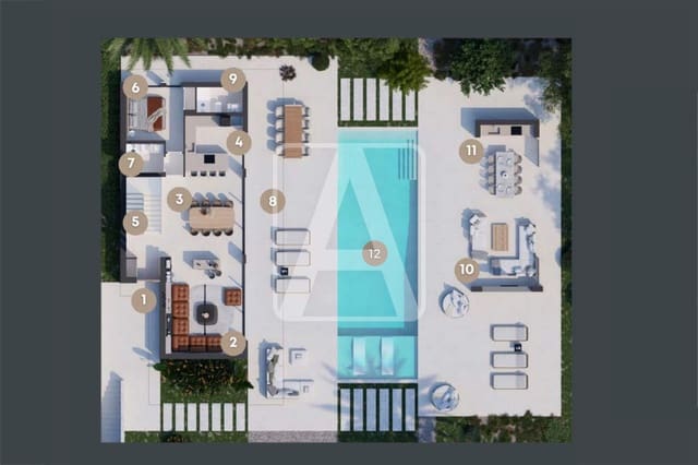 4 chambre Villa/Maison à vendre à Javea / Xàbia avec piscine garage - 1 250 000 € (Ref: 7976916)