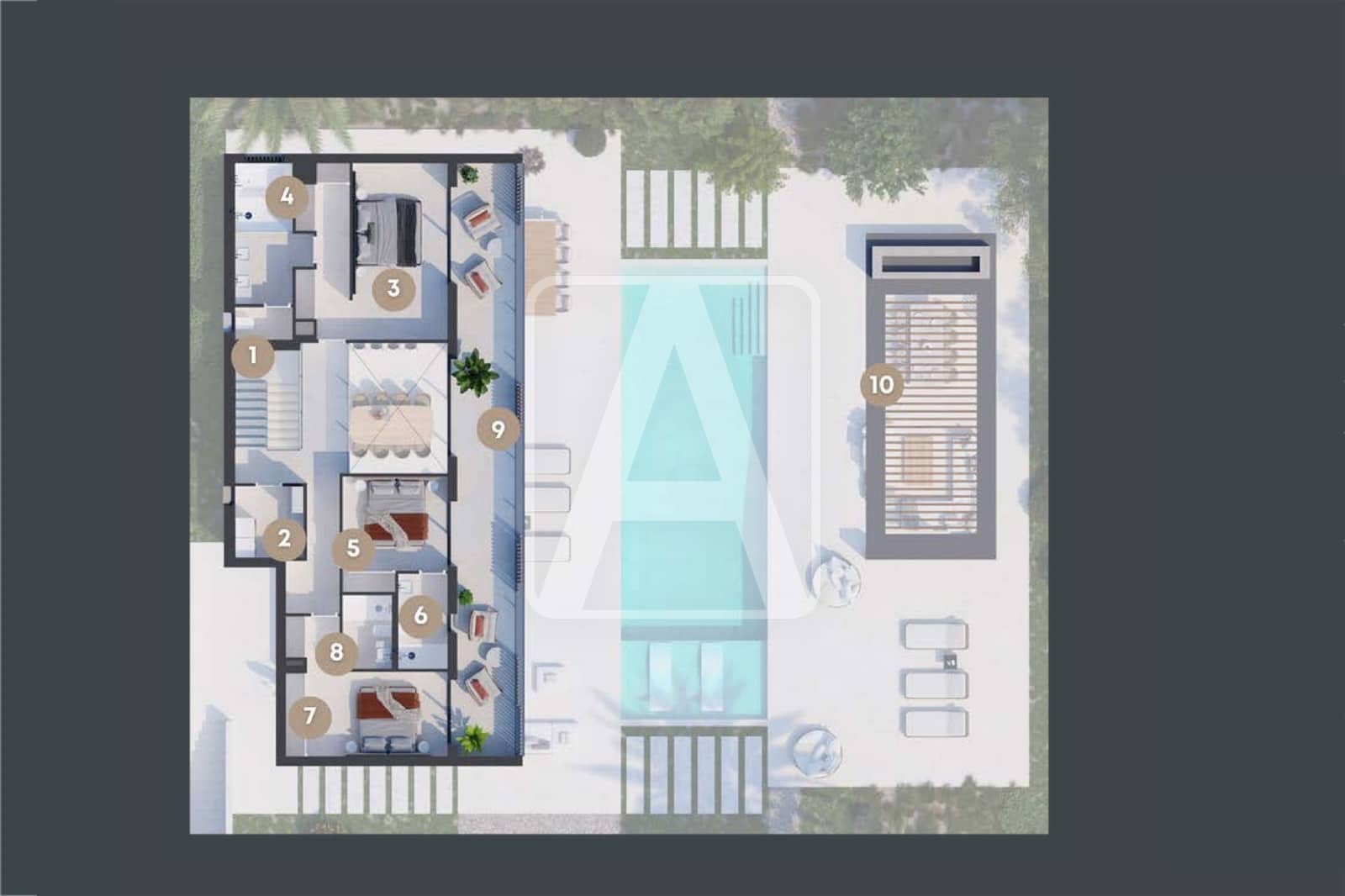 4 chambre Villa/Maison à vendre à Javea / Xabia avec piscine garage - 1 250 000 € (Ref: 7976916)