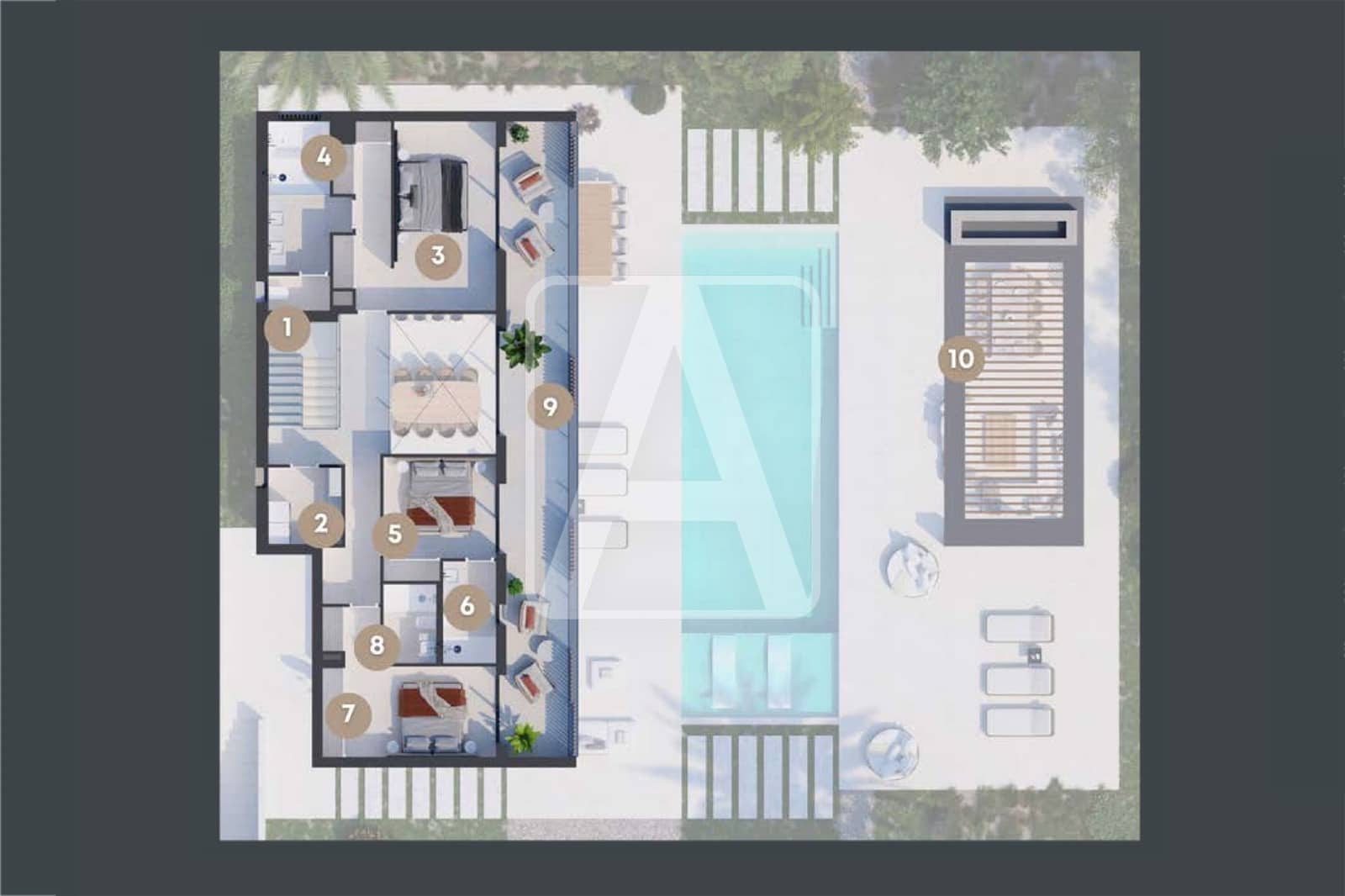 4 chambre Villa/Maison à vendre à Javea / Xabia avec piscine garage - 1 250 000 € (Ref: 7976918)