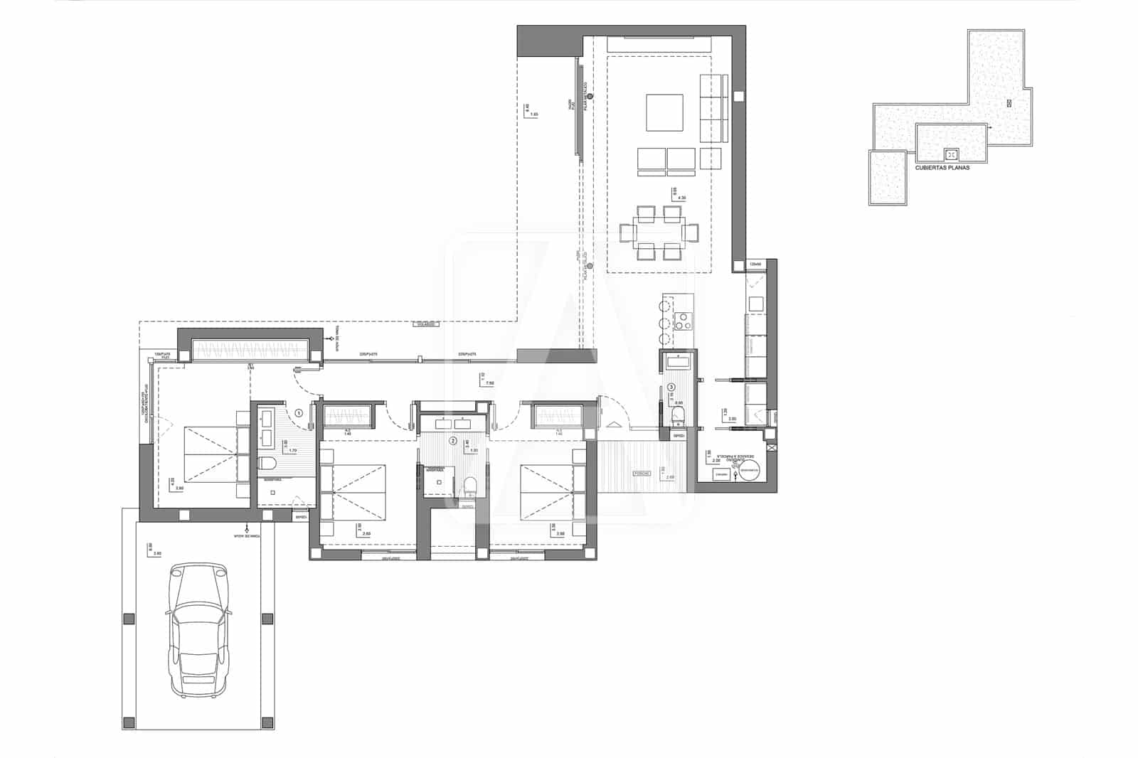 3 slaapkamer Villa te koop in Cumbre del Sol met zwembad garage - € 1.297.000 (Ref: 8033902)