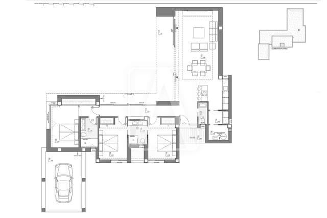 Chalet de 3 habitaciones en Cumbre del Sol, Benitachell / Benitatxell en venta con piscina garaje - 1.239.000 € (Ref: 8033903)