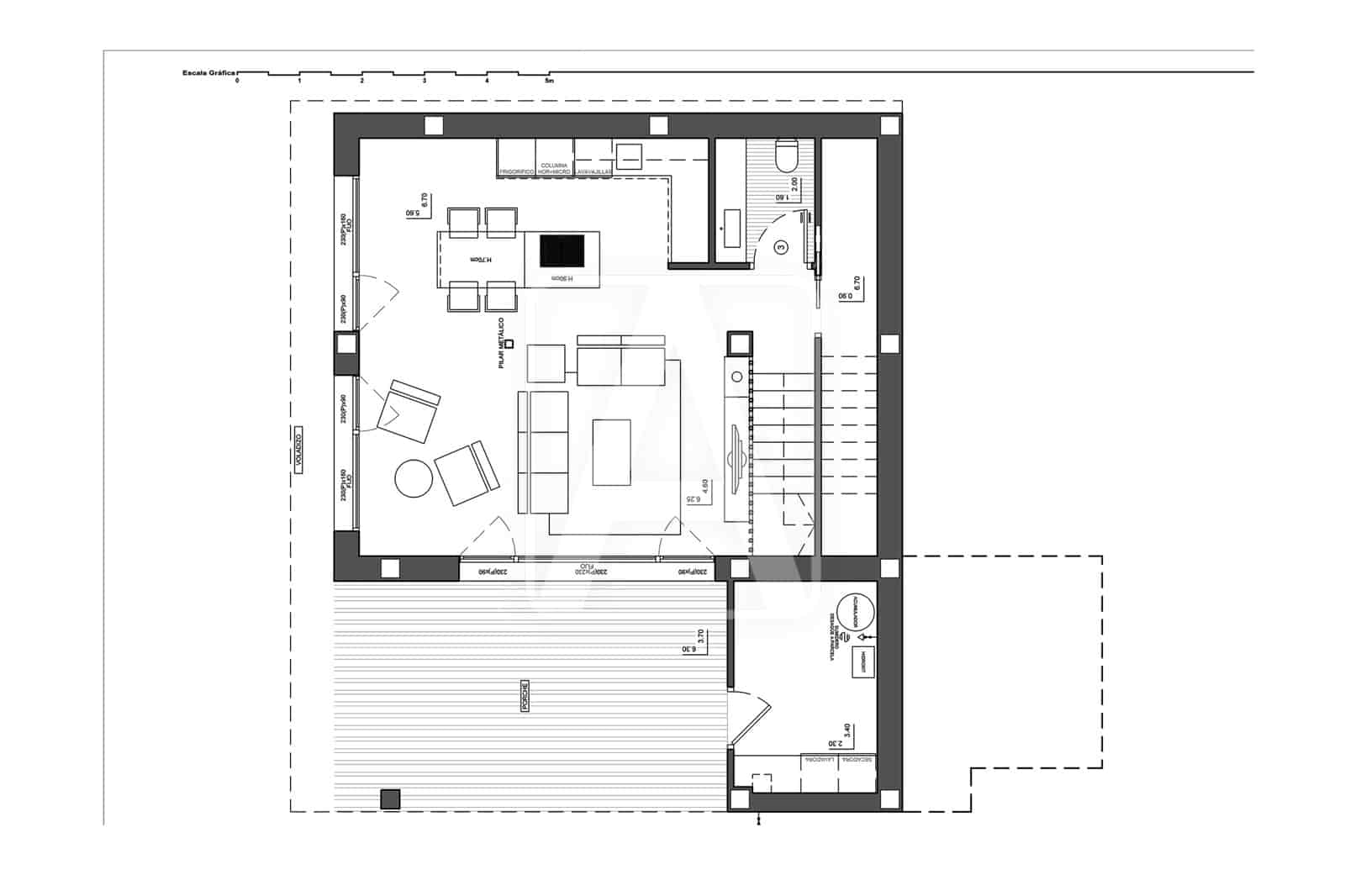3 makuuhuone Huvila myytävänä paikassa Benissa mukana uima-altaan 
autotalli - 980 000 € (Ref: 8153073)