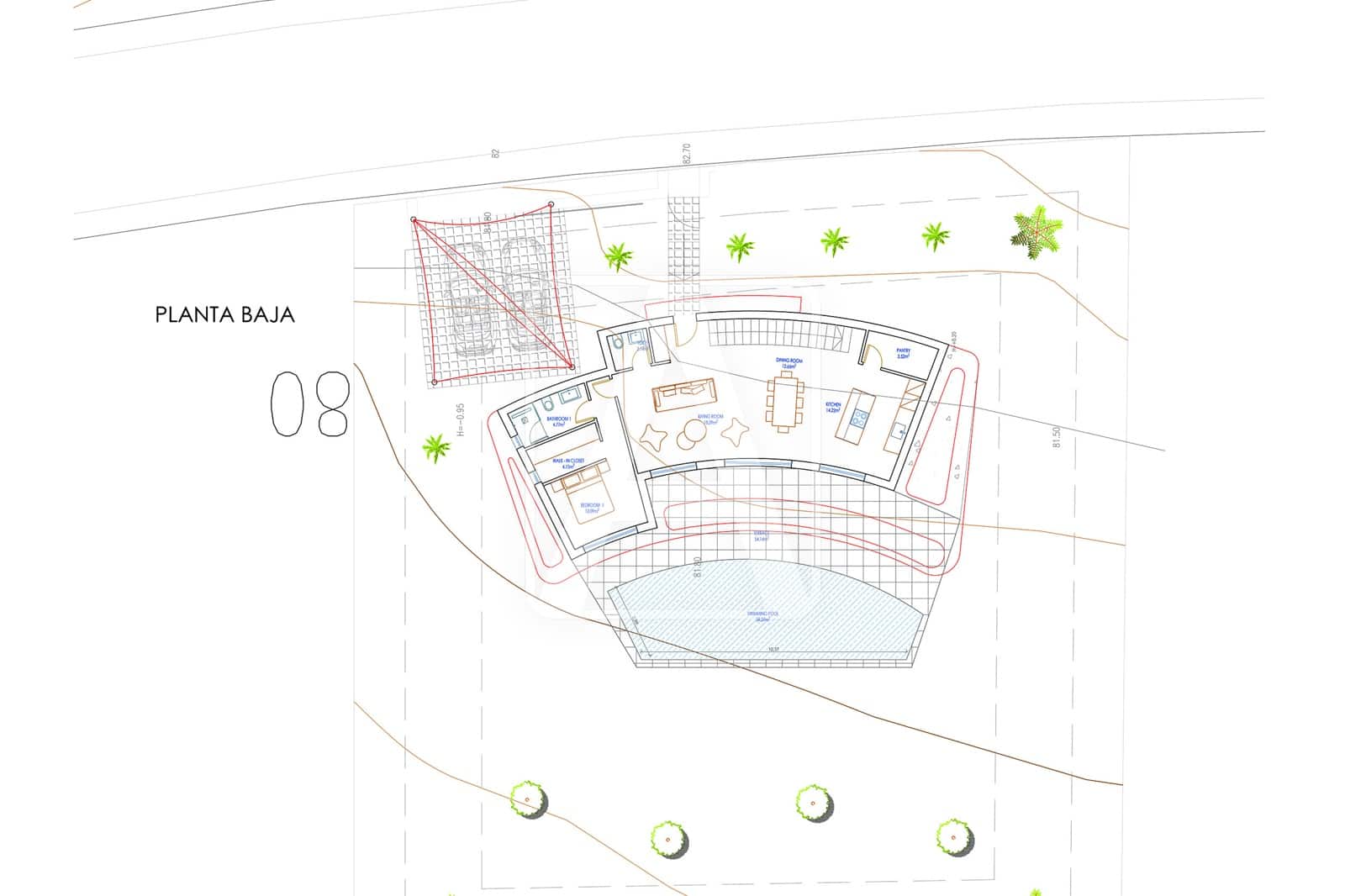 3 makuuhuone Huvila myytävänä paikassa Javea / Xabia mukana uima-altaan 
autotalli - 950 000 € (Ref: 8389906)