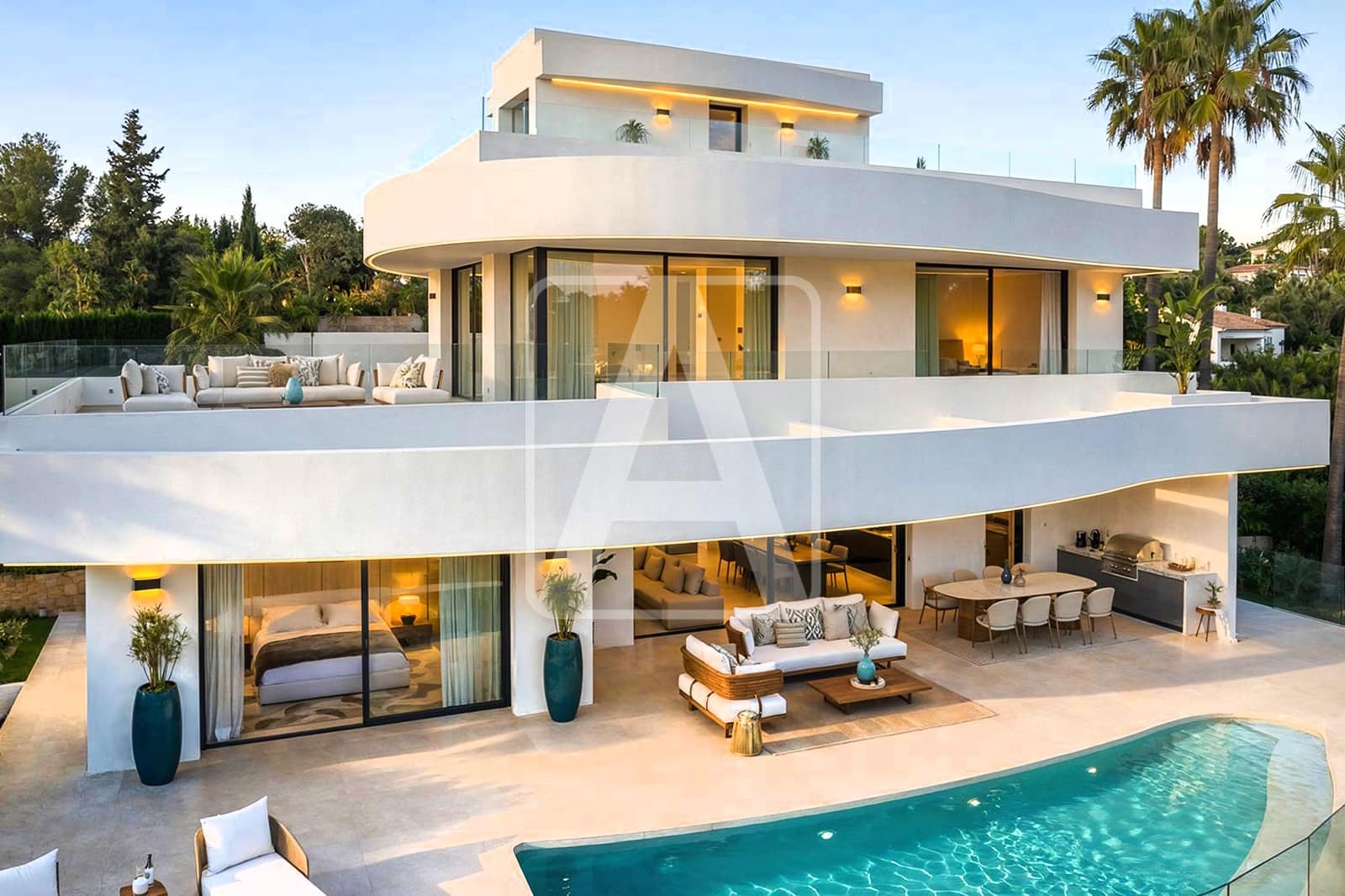 3 bedroom Villa for sale in Calpe / Calp with pool garage - € 1,360,000 (Ref: 8445120)