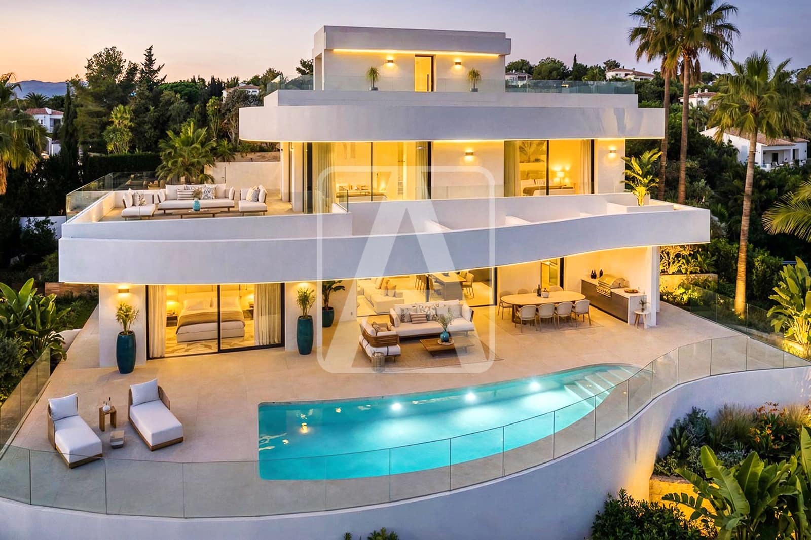 3 bedroom Villa for sale in Calpe / Calp with pool garage - € 1,360,000 (Ref: 8445120)