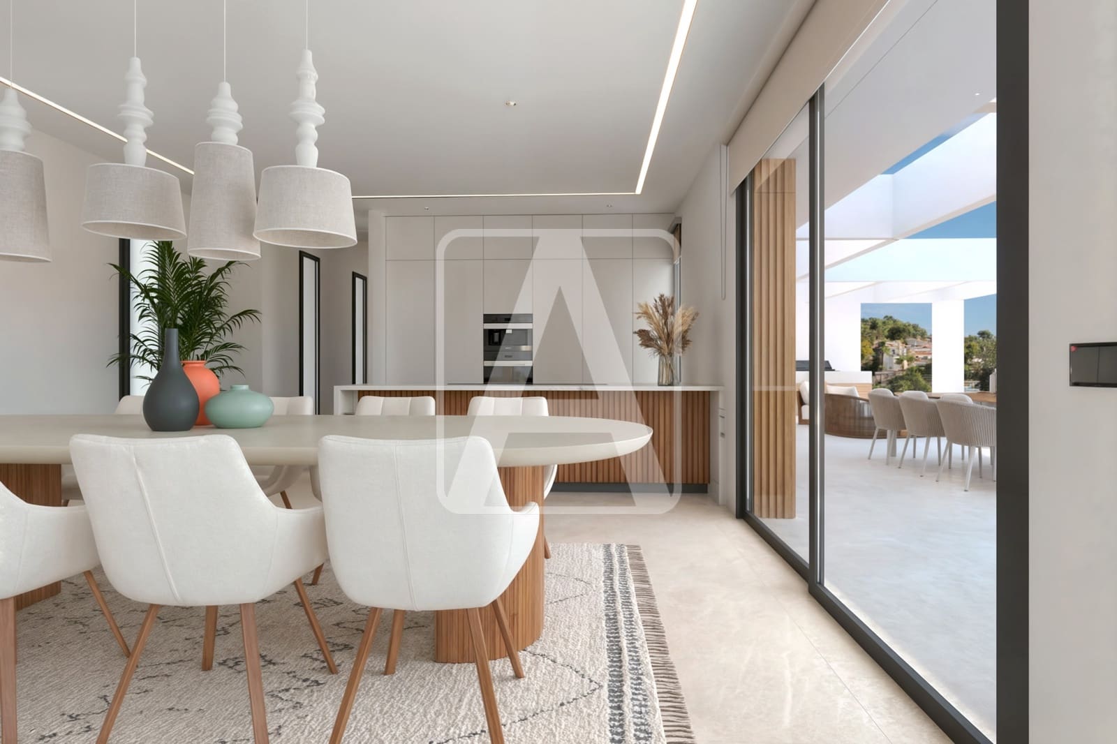 3 chambre Villa/Maison à vendre à Calpe / Calp avec piscine garage - 1 345 000 € (Ref: 8445123)