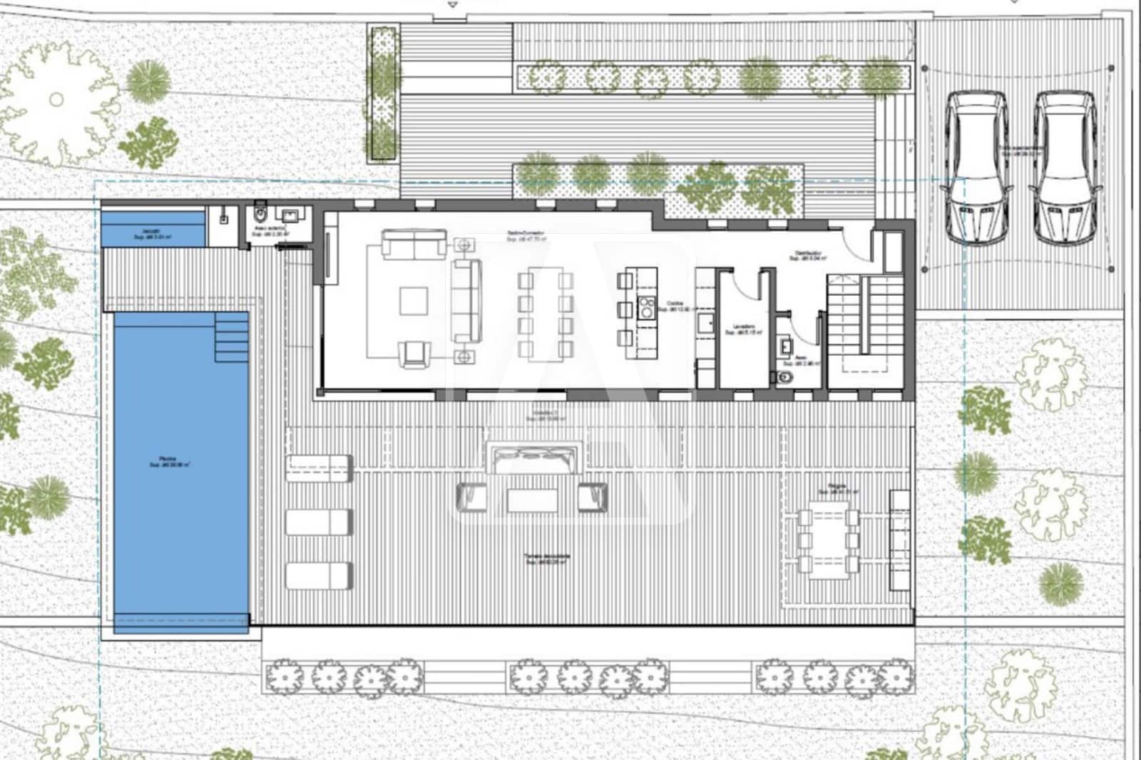 3 chambre Villa/Maison à vendre à Calpe / Calp avec piscine garage - 1 345 000 € (Ref: 8445123)