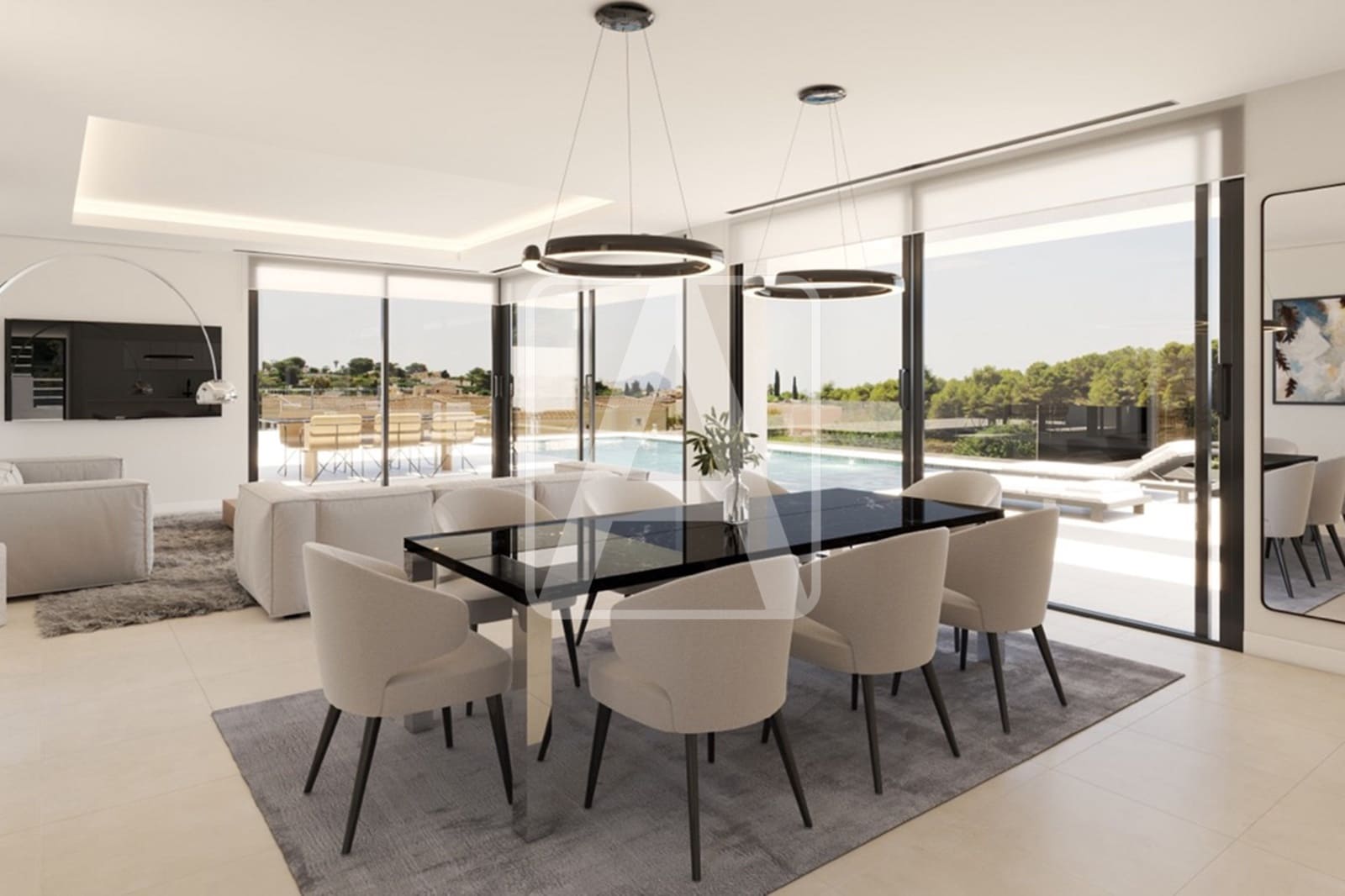 3 makuuhuone Huvila myytävänä paikassa Calpe / Calp mukana uima-altaan 
autotalli - 997 000 € (Ref: 8445124)