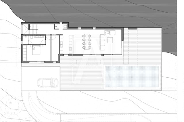 3 makuuhuone Huvila myytävänä paikassa Calpe / Calp mukana uima-altaan 
autotalli - 1 180 000 € (Ref: 8445124)