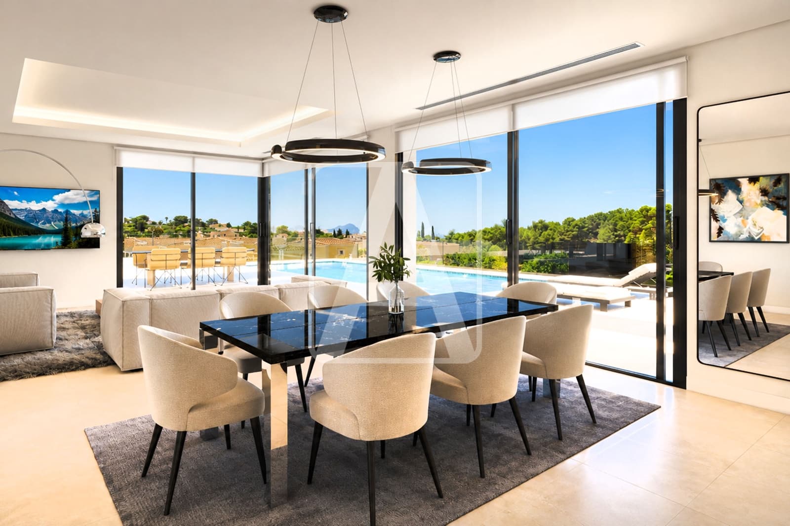 3 soveværelse Villa til salg i Calpe / Calp med swimmingpool garage - € 1.180.000 (Ref: 8445124)