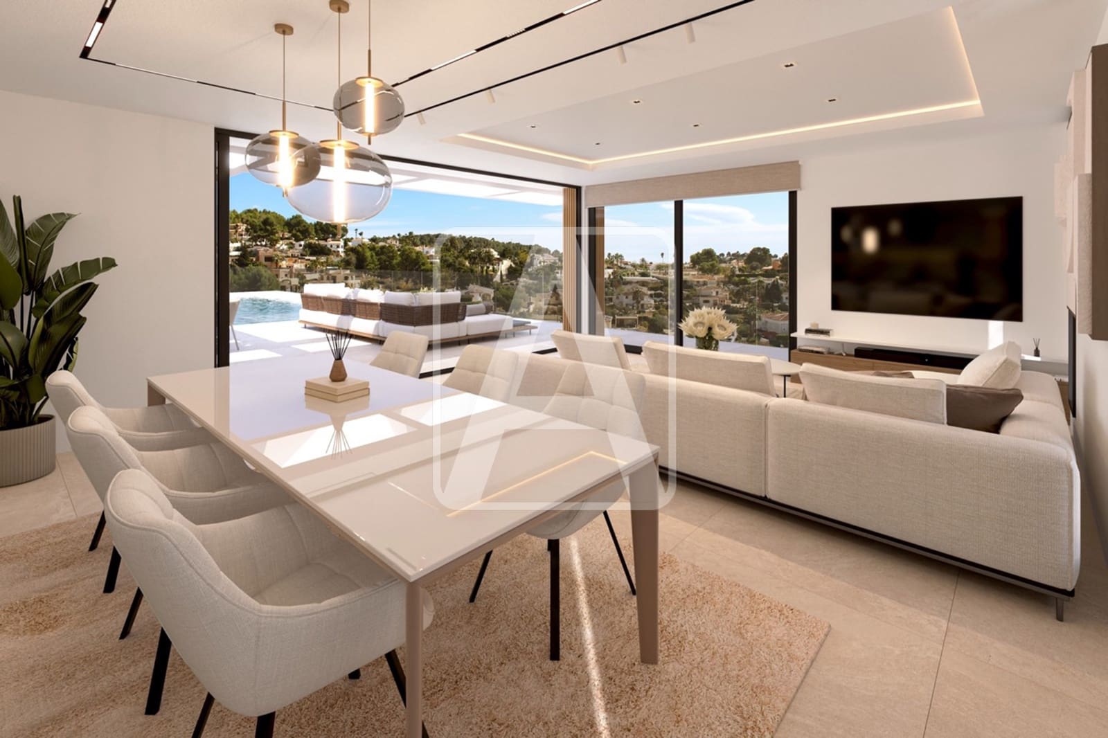 3 bedroom Villa for sale in Calpe / Calp with pool garage - € 887,000 (Ref: 8445126)