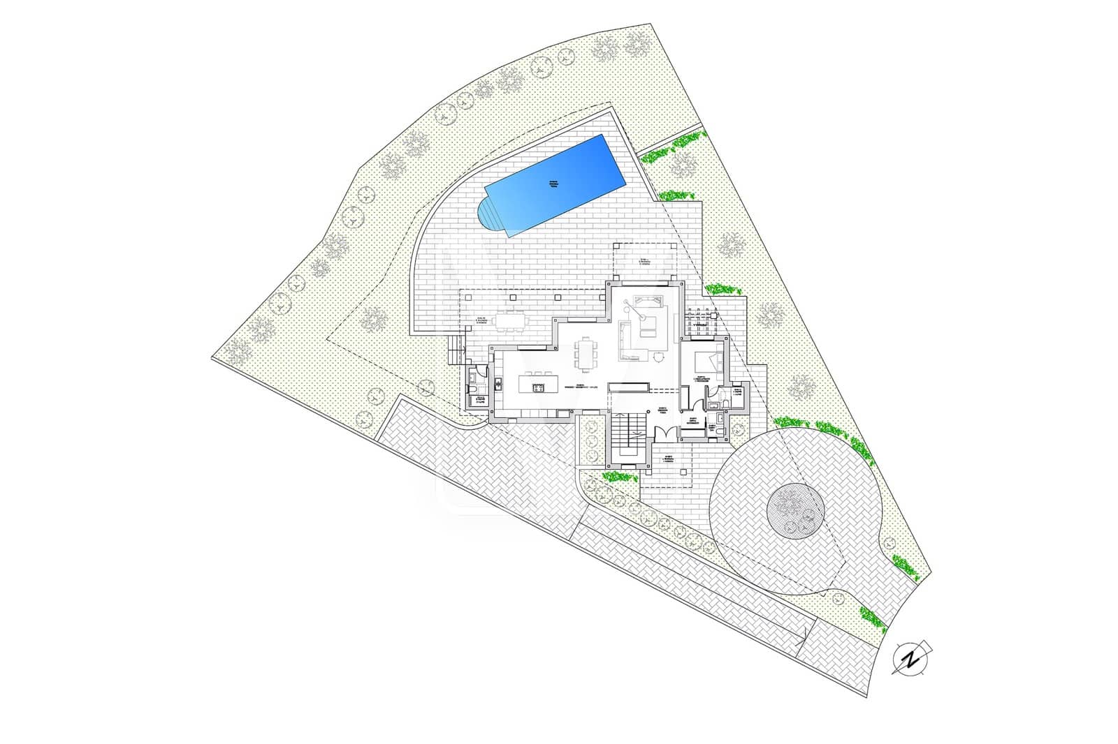 5 soveværelse Villa til salg i Calpe / Calp med garage - € 2.300.000 (Ref: 8470637)