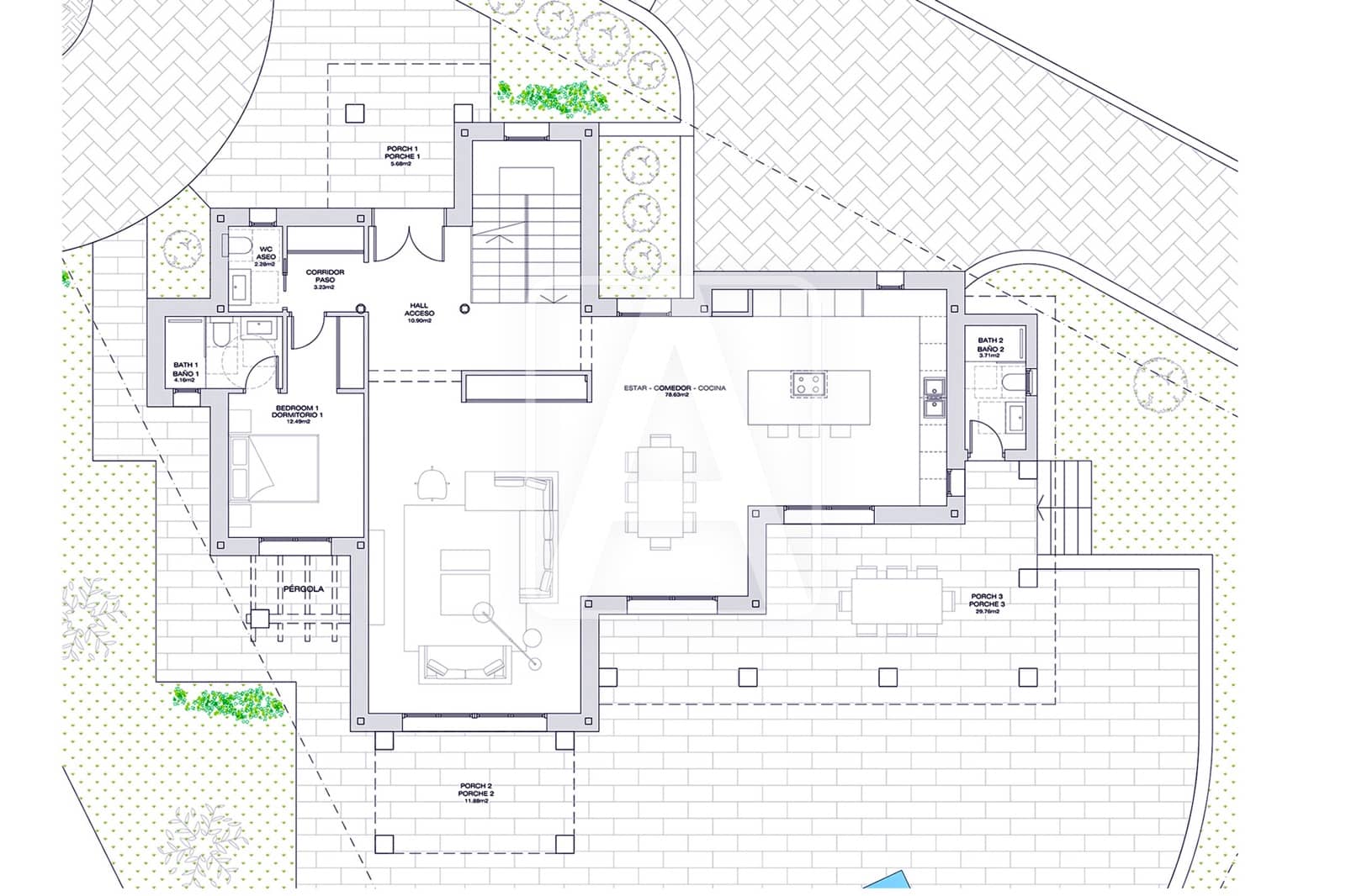 5 soveværelse Villa til salg i Calpe / Calp med garage - € 2.300.000 (Ref: 8470637)