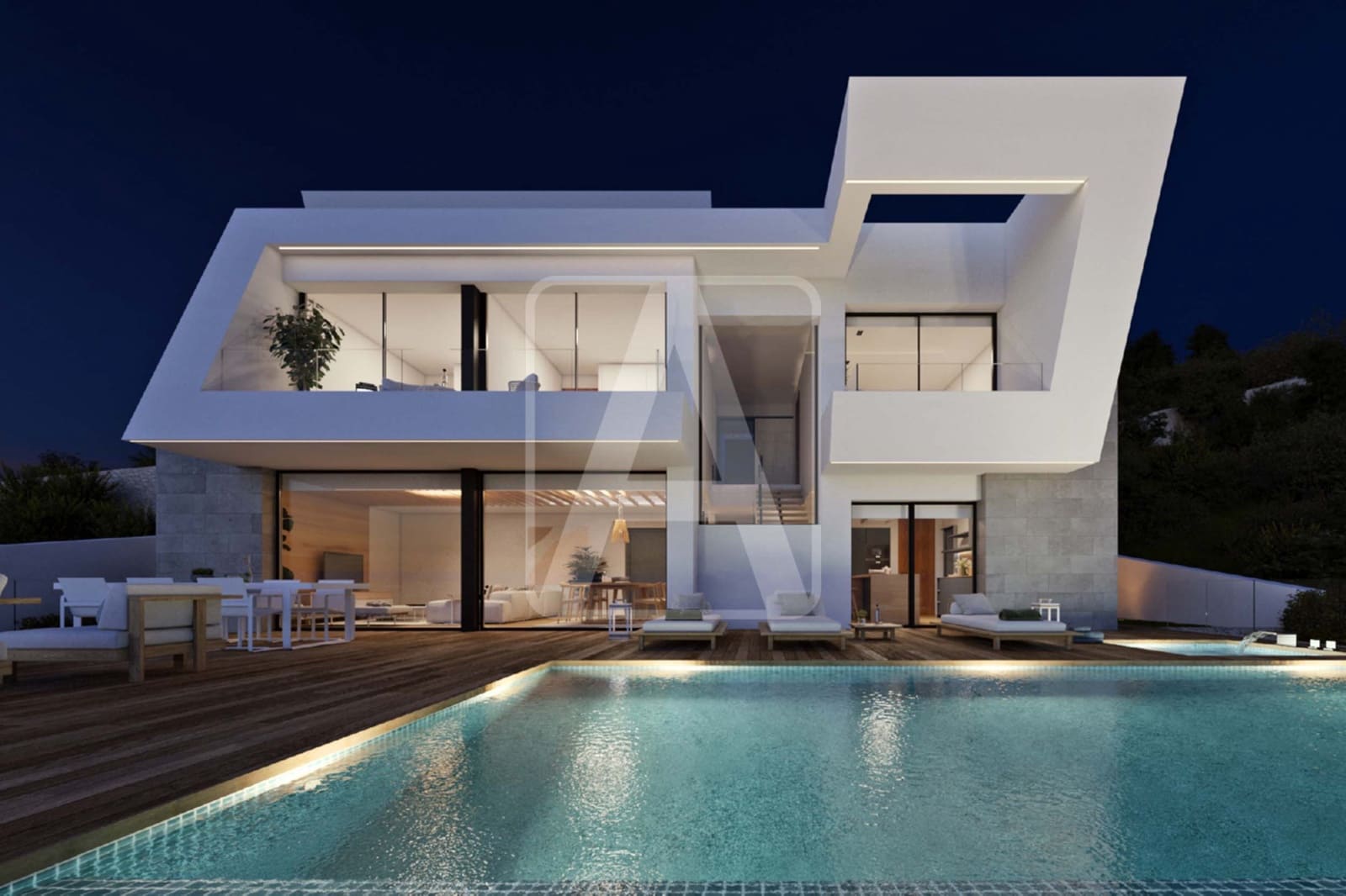 3 makuuhuone Huvila myytävänä paikassa Cumbre del Sol mukana uima-altaan 
autotalli - 2 588 000 € (Ref: 8500501)