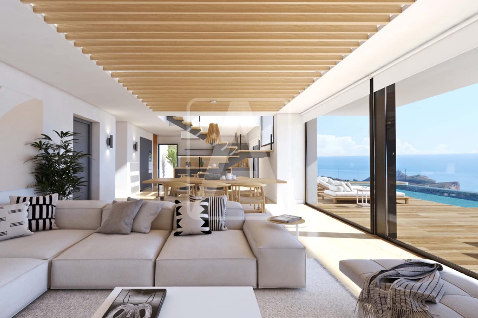 3 makuuhuone Huvila myytävänä paikassa Cumbre del Sol mukana uima-altaan 
autotalli - 2 588 000 € (Ref: 8500501)