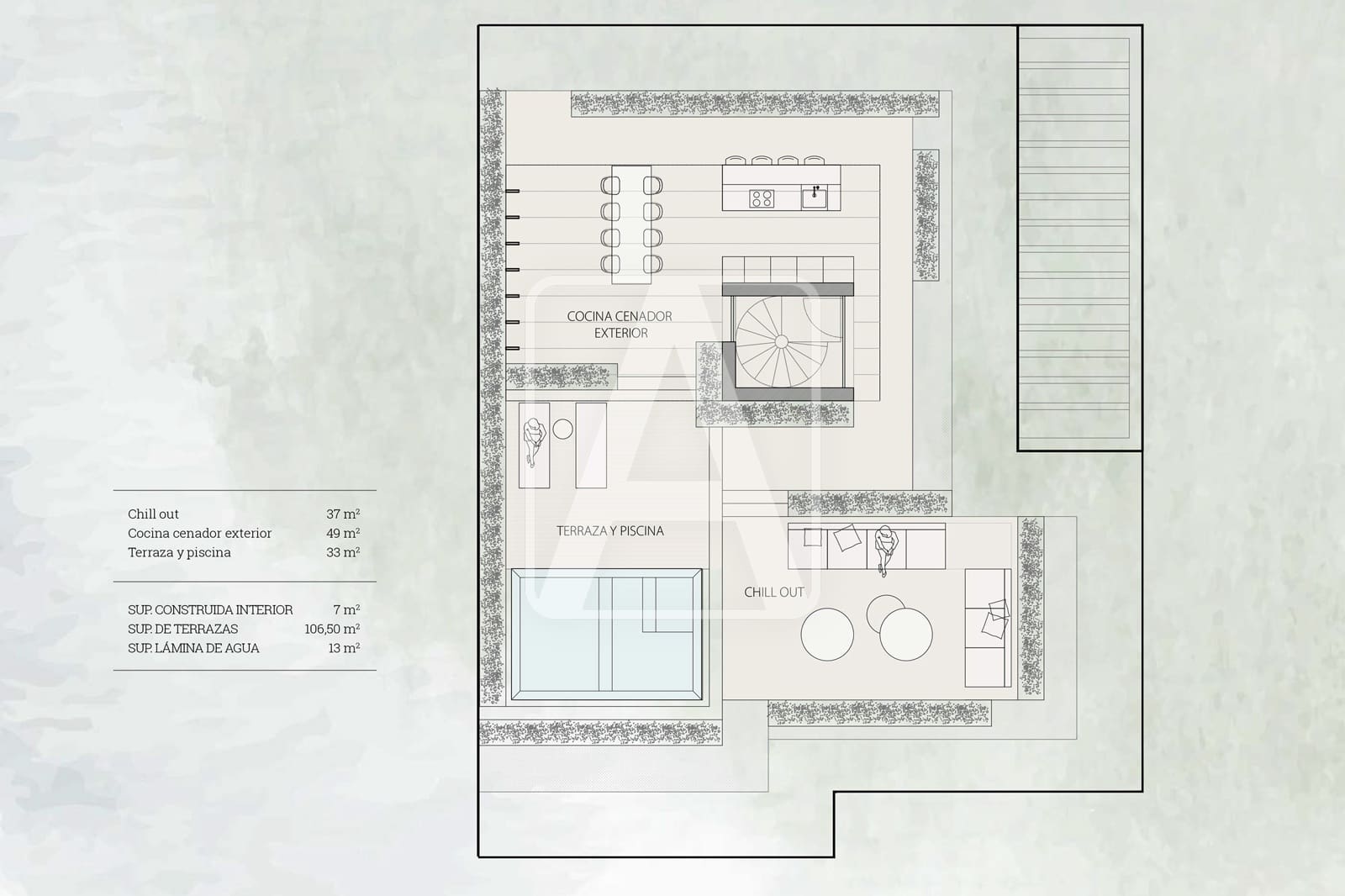3 sypialnia Apartament na sprzedaż w Altea z basenem garażem - 2 980 000 € (Ref: 8614639)
