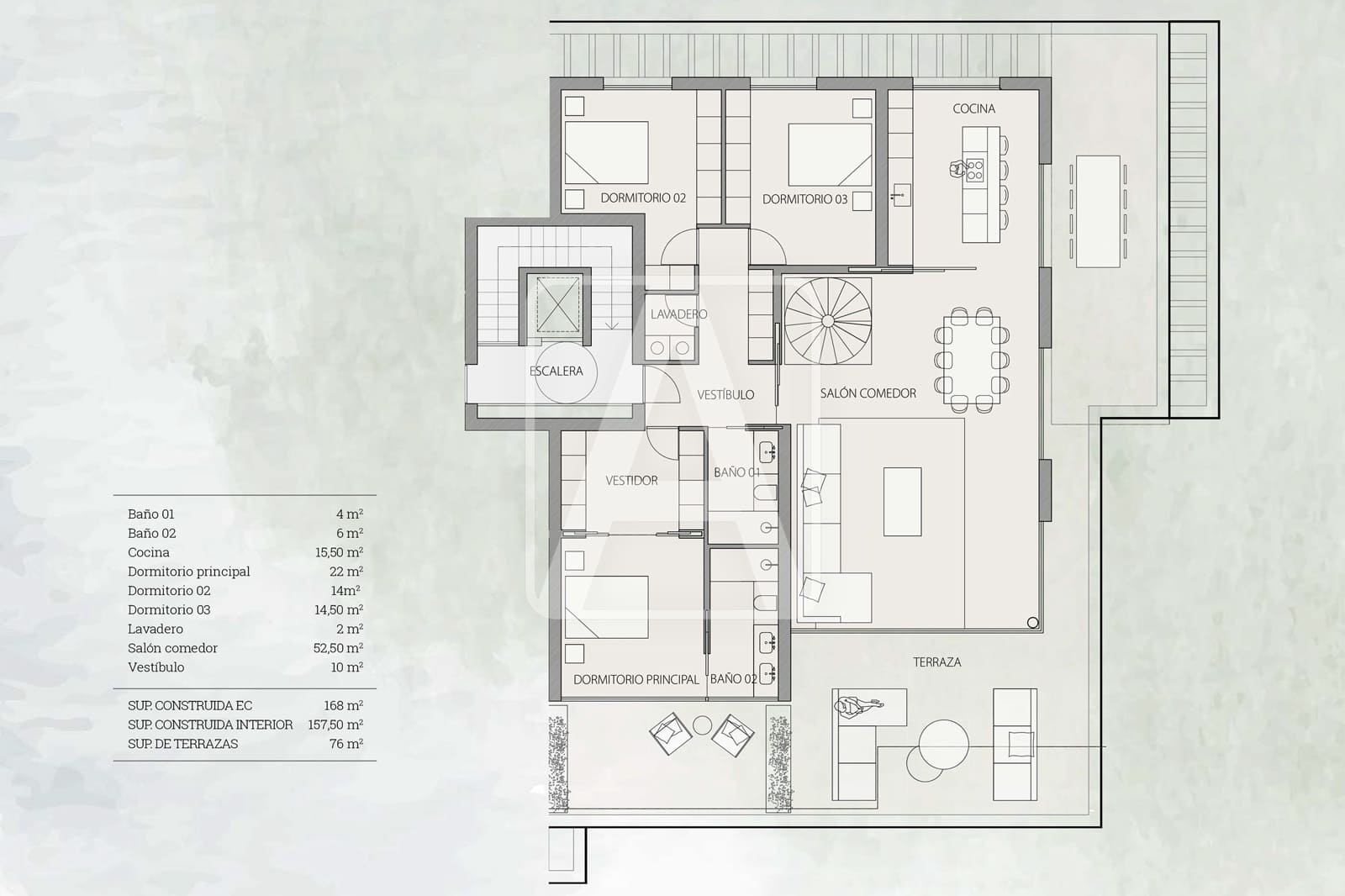 3 sypialnia Apartament na sprzedaż w Altea z basenem garażem - 2 980 000 € (Ref: 8614639)