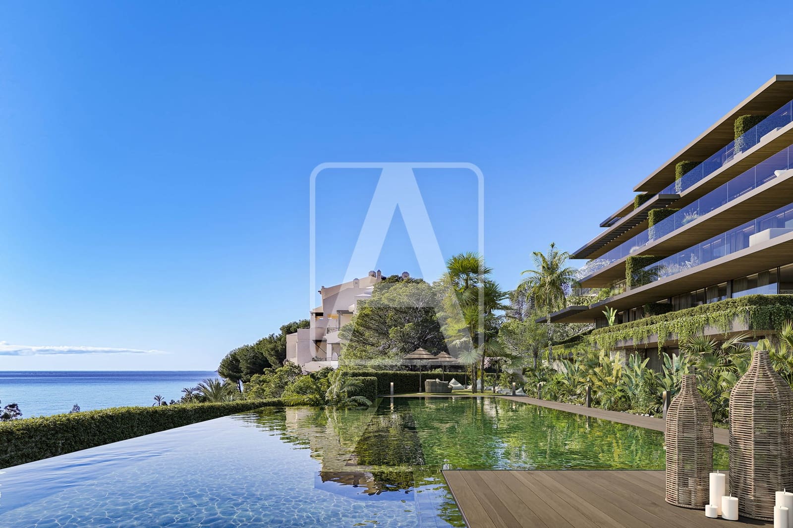 3 sypialnia Apartament na sprzedaż w Altea z basenem garażem - 2 980 000 € (Ref: 8614639)