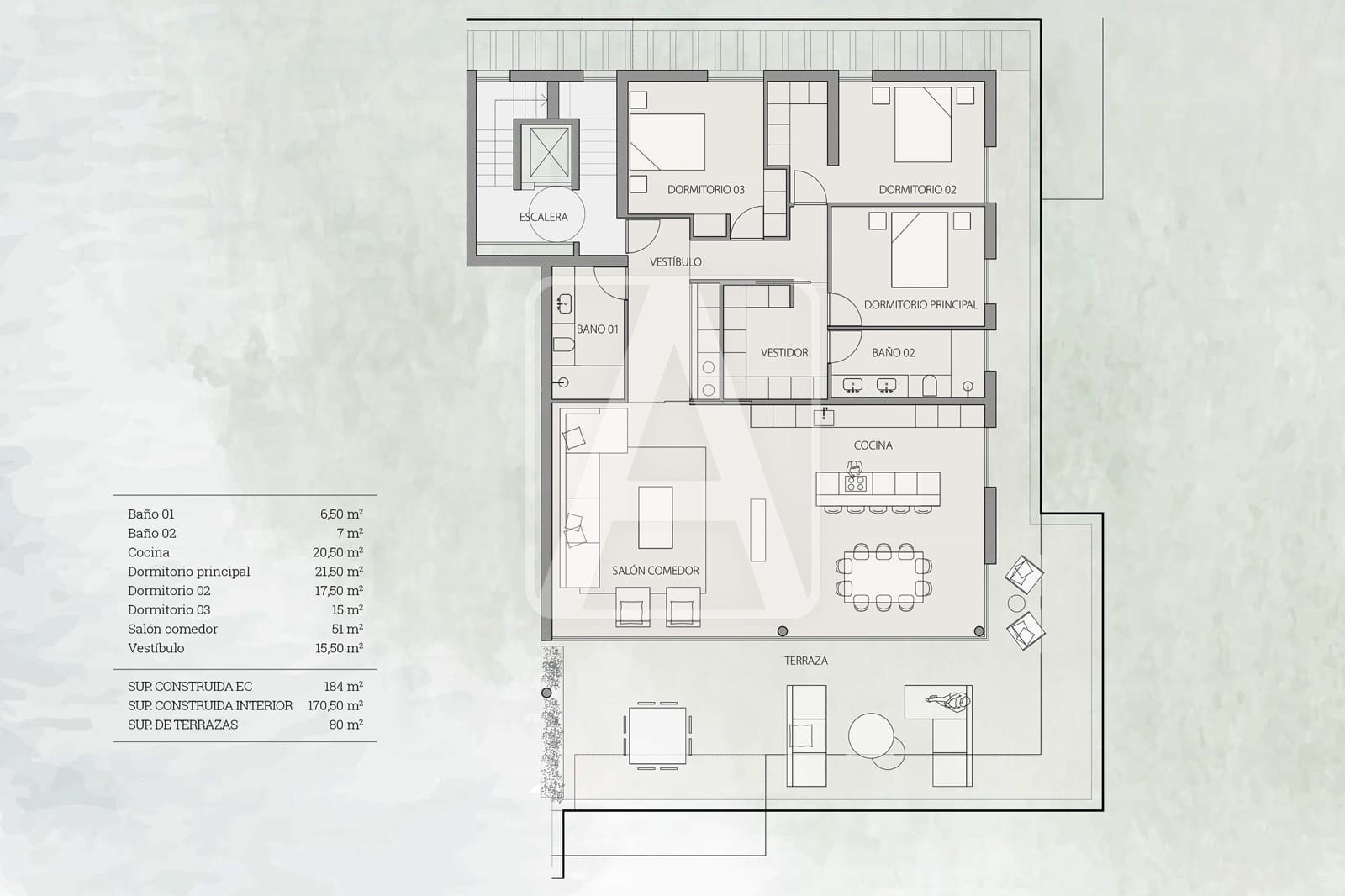 3 quarto Apartamento para venda em Altea com piscina garagem - 2 330 000 € (Ref: 8614646)