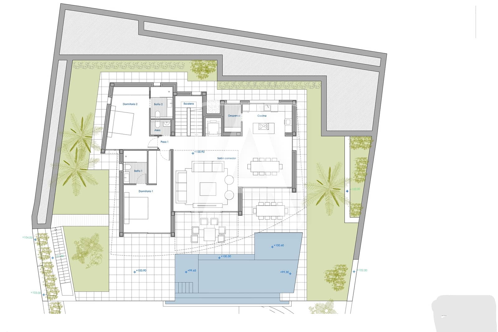 4 camera da letto Villa in vendita in Calpe / Calp con piscina garage - 2.150.000 € (Rif: 8619380)