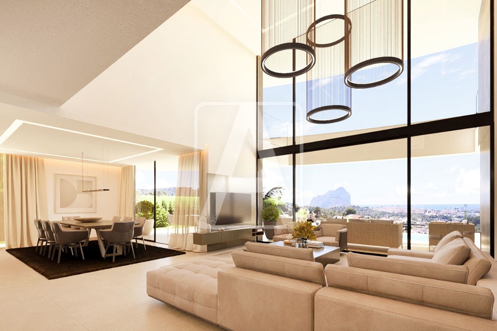 4 camera da letto Villa in vendita in Calpe / Calp con piscina garage - 2.150.000 € (Rif: 8619380)