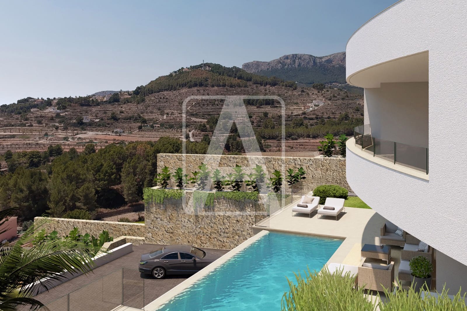 4 camera da letto Villa in vendita in Calpe / Calp con piscina garage - 2.150.000 € (Rif: 8619380)