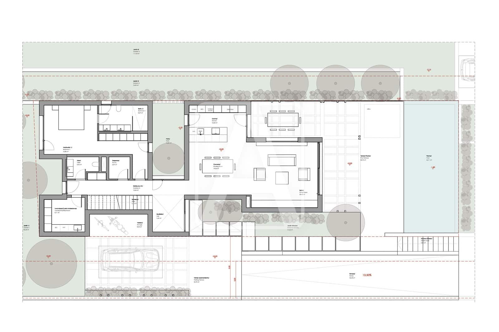 Chalet de 3 habitaciones en Moraira en venta con piscina garaje - 1.950.000 € (Ref: 8669555)
