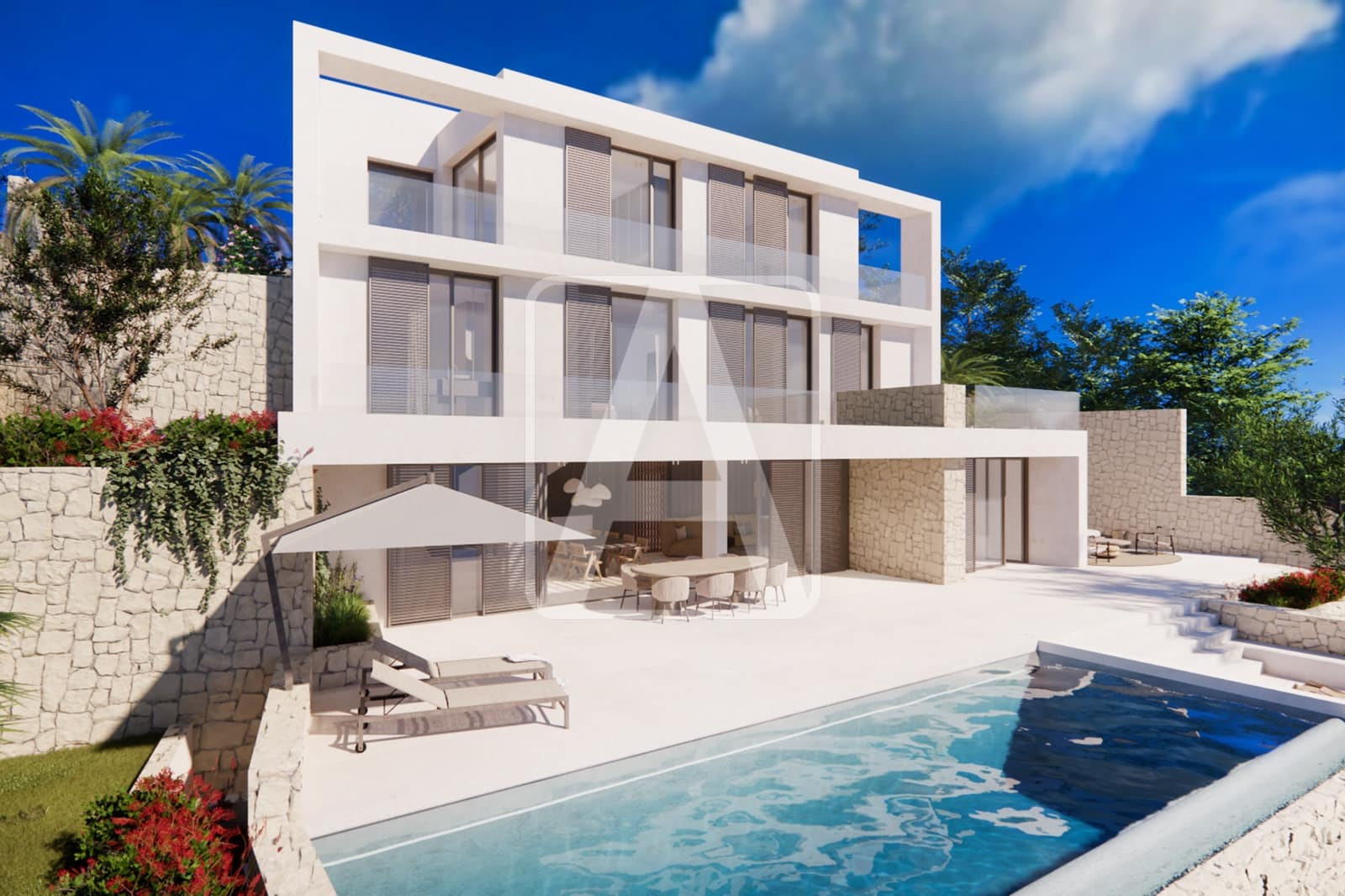 3 sovrum Villa till salu i Benissa med pool garage - 3 049 000 € (Ref: 8685511)